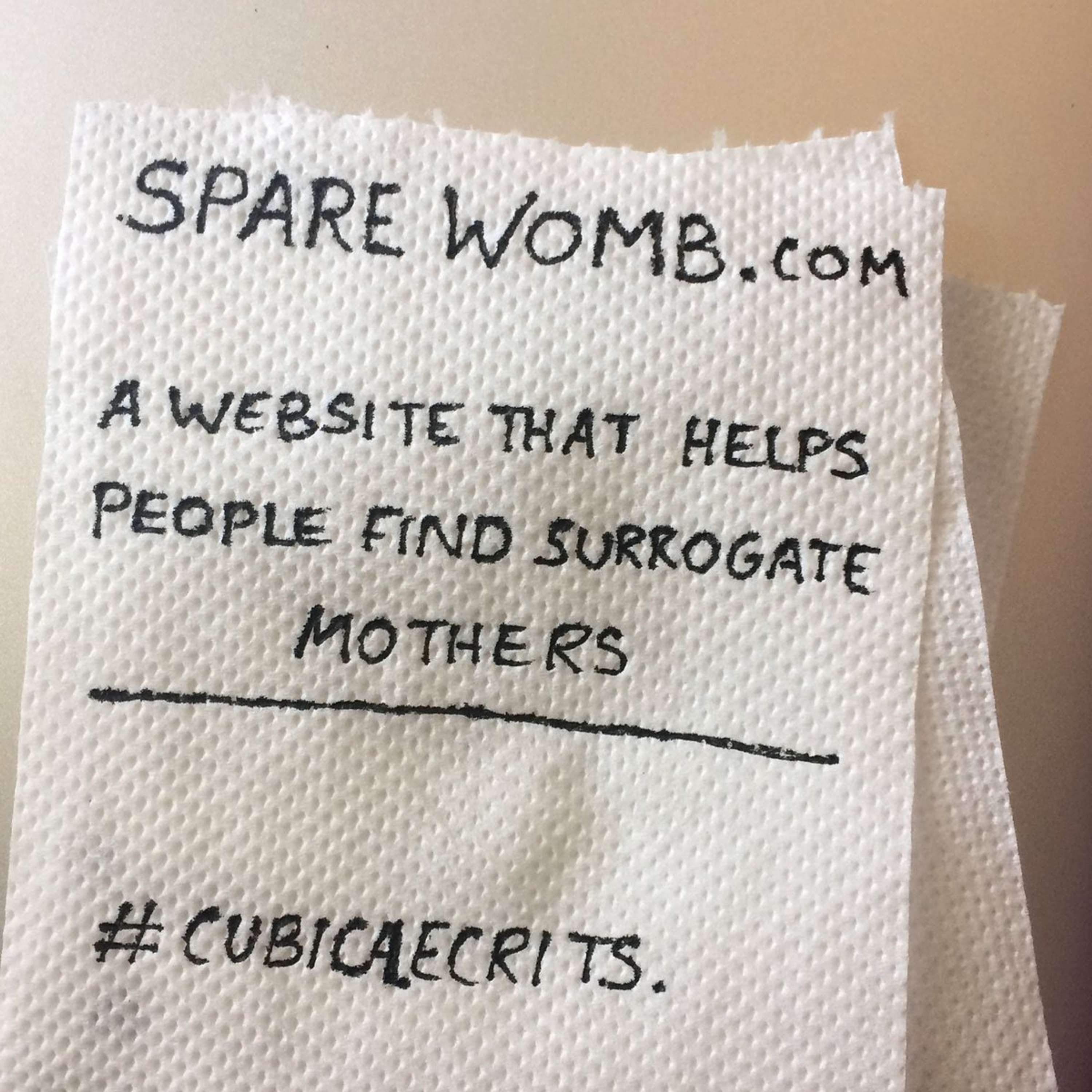 Cubicle Crits by Georgie McCarthy