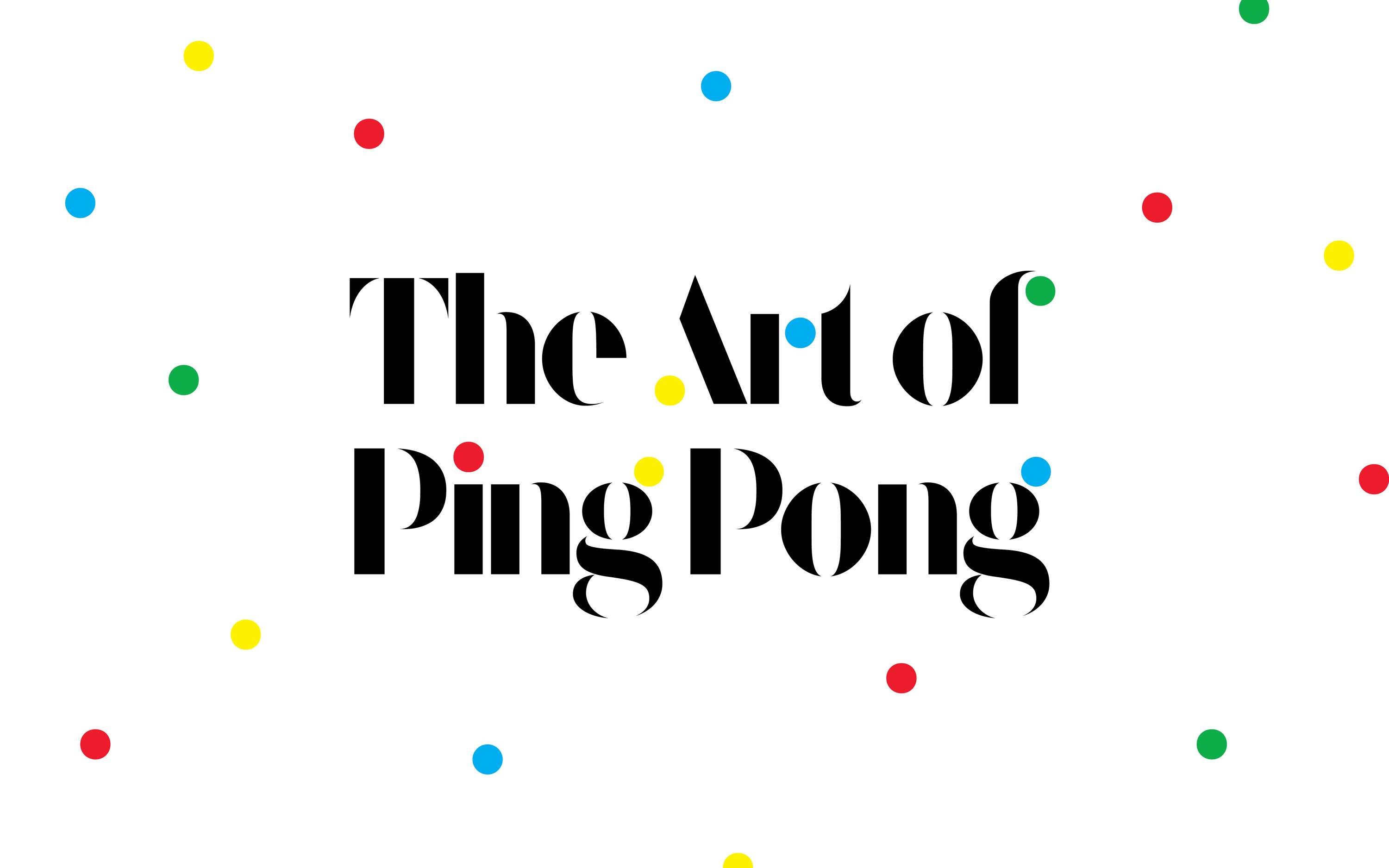 The Art of Ping Pong by Adam Ding