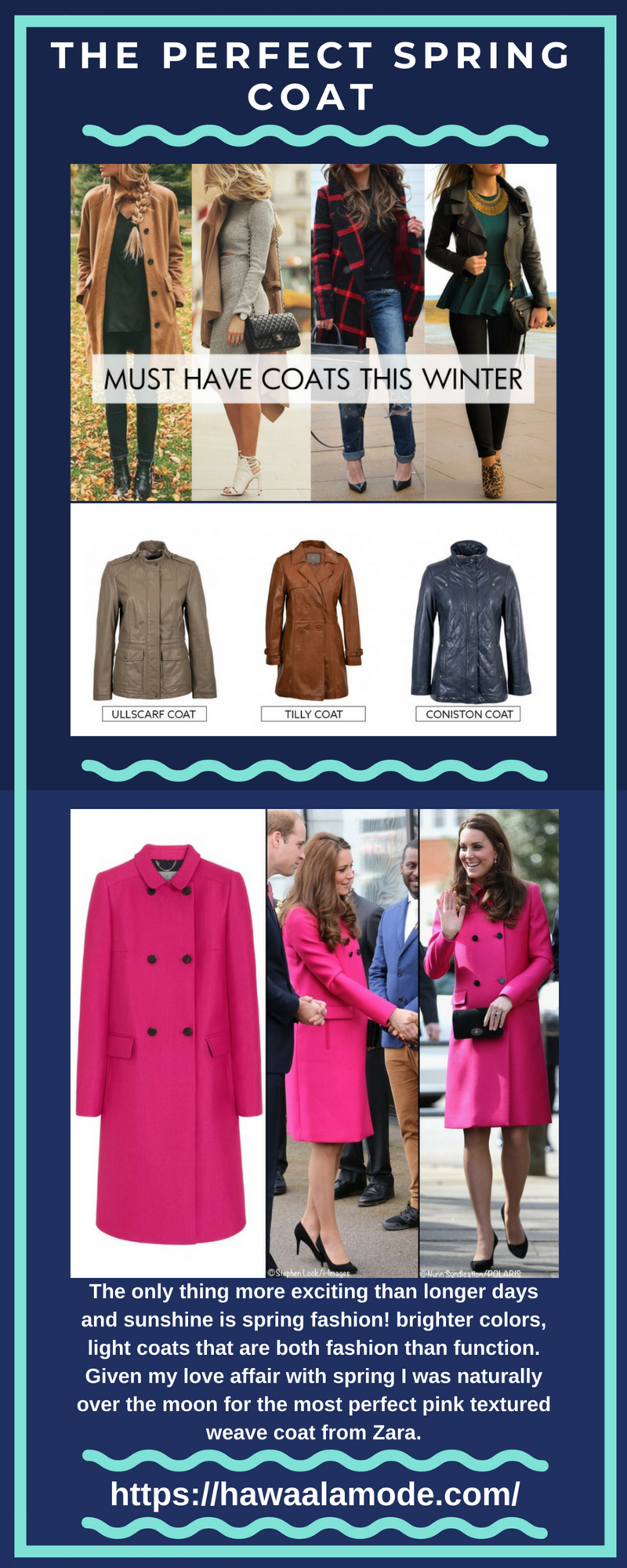 The Perfect Spring Coat by Hawa  Ala Mode
