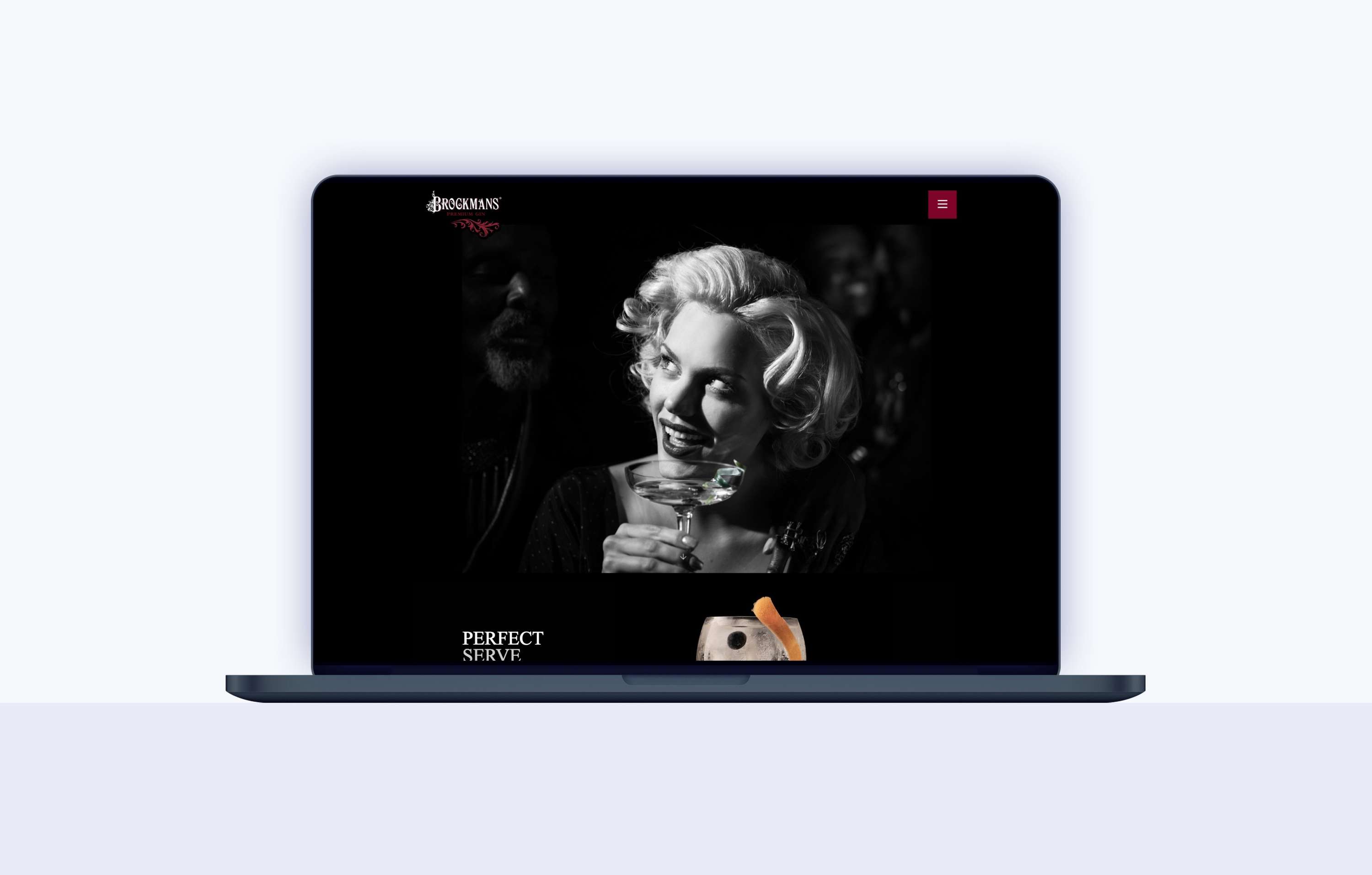 Brockmans Gin website development by Leon Harris