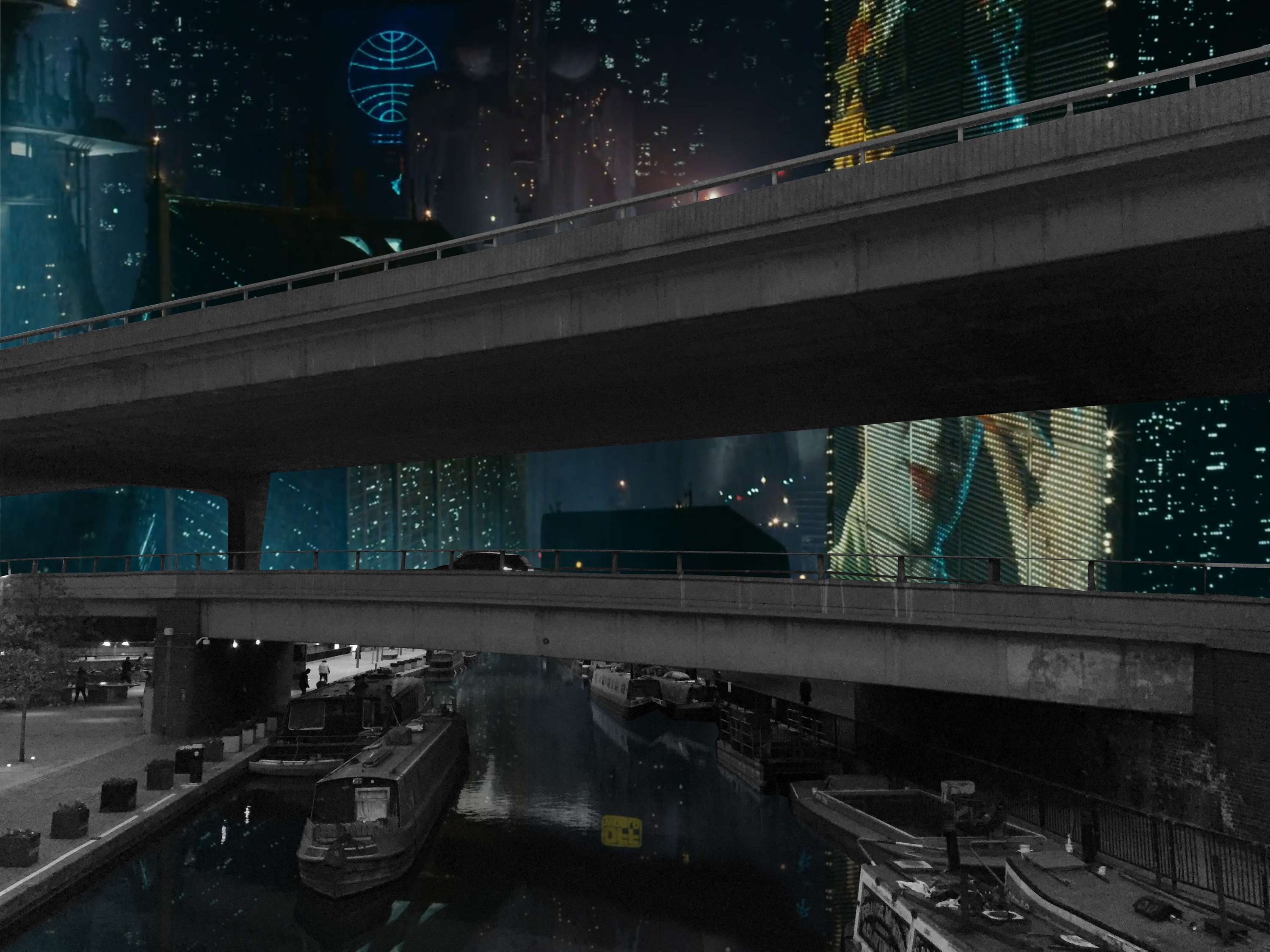 A Toy Maker's Cavern Under the Bridge by Victoria de Jesus