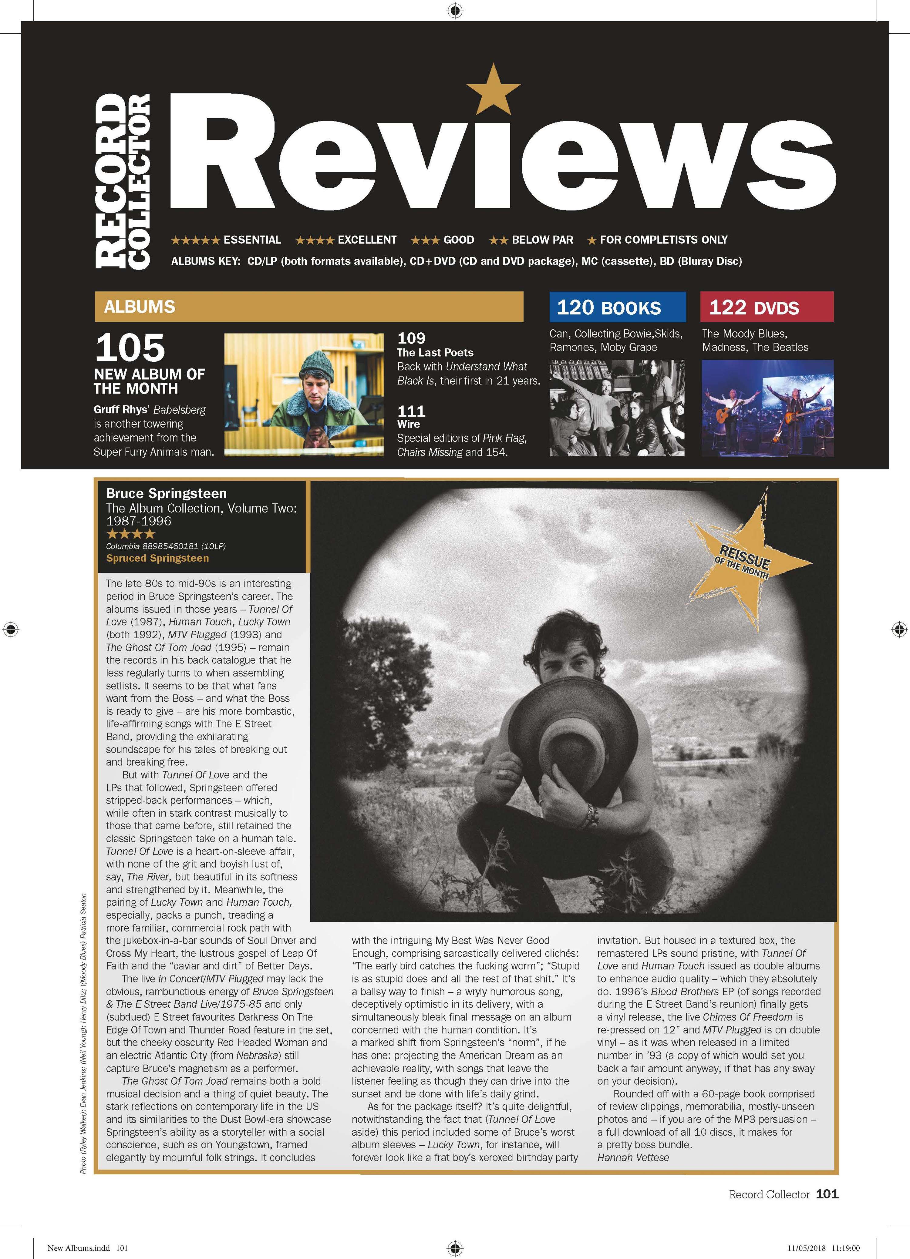 Bruce Springsteen Review by Hannah Vettese