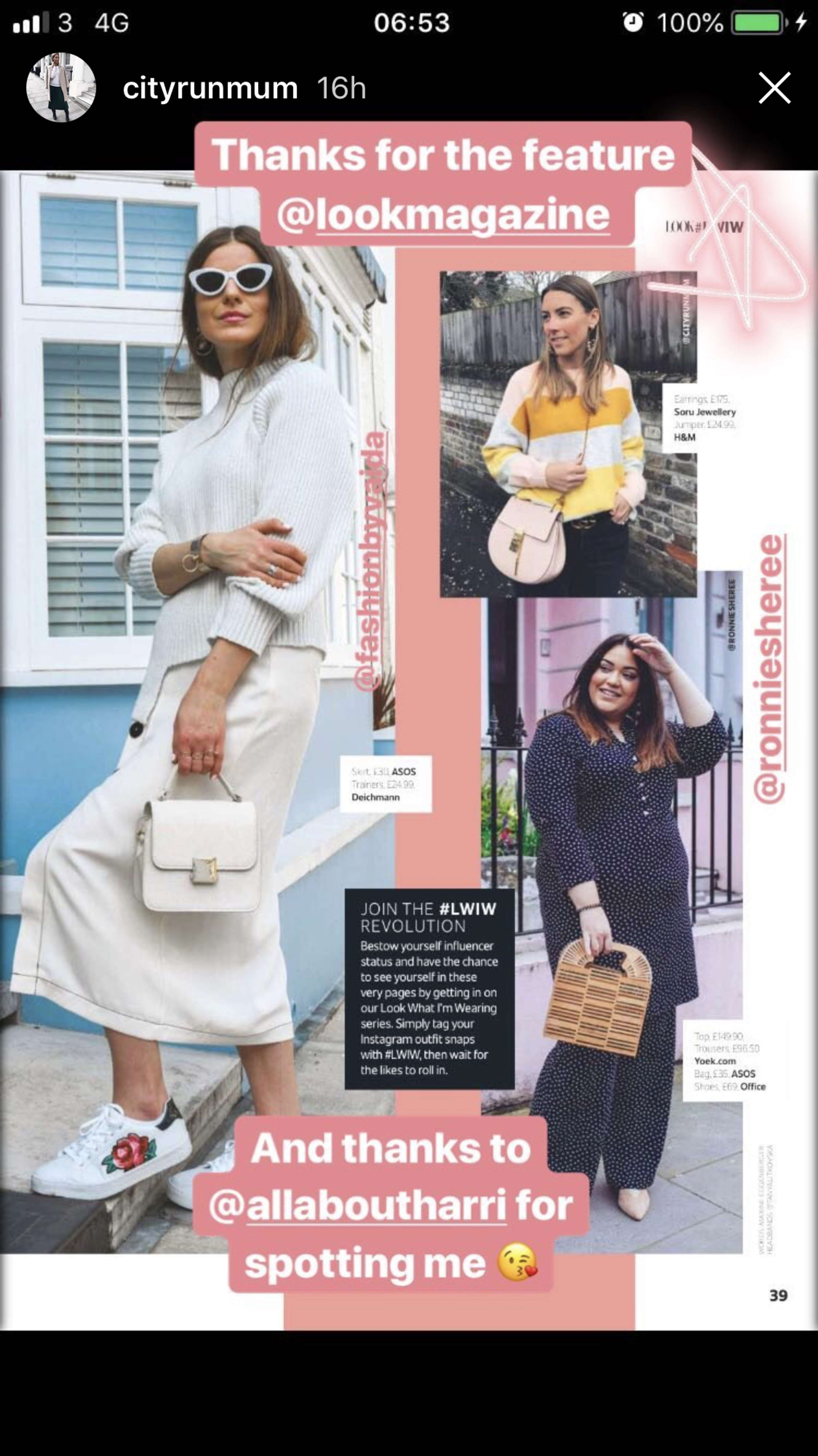 Snip it from Look Magazine by Ronnie-Sheree Walsh
