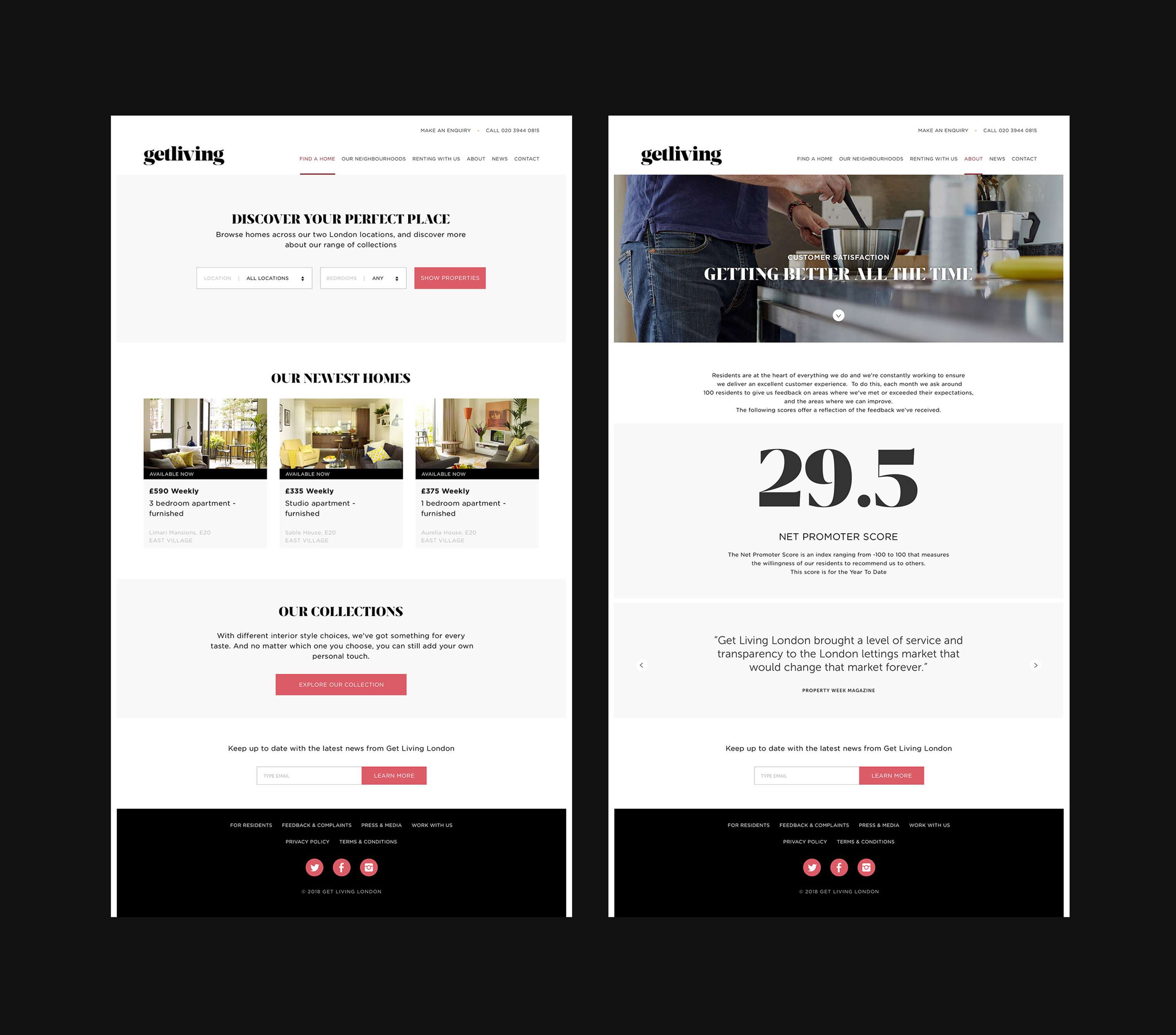 Get Living Website by Cause & Effect