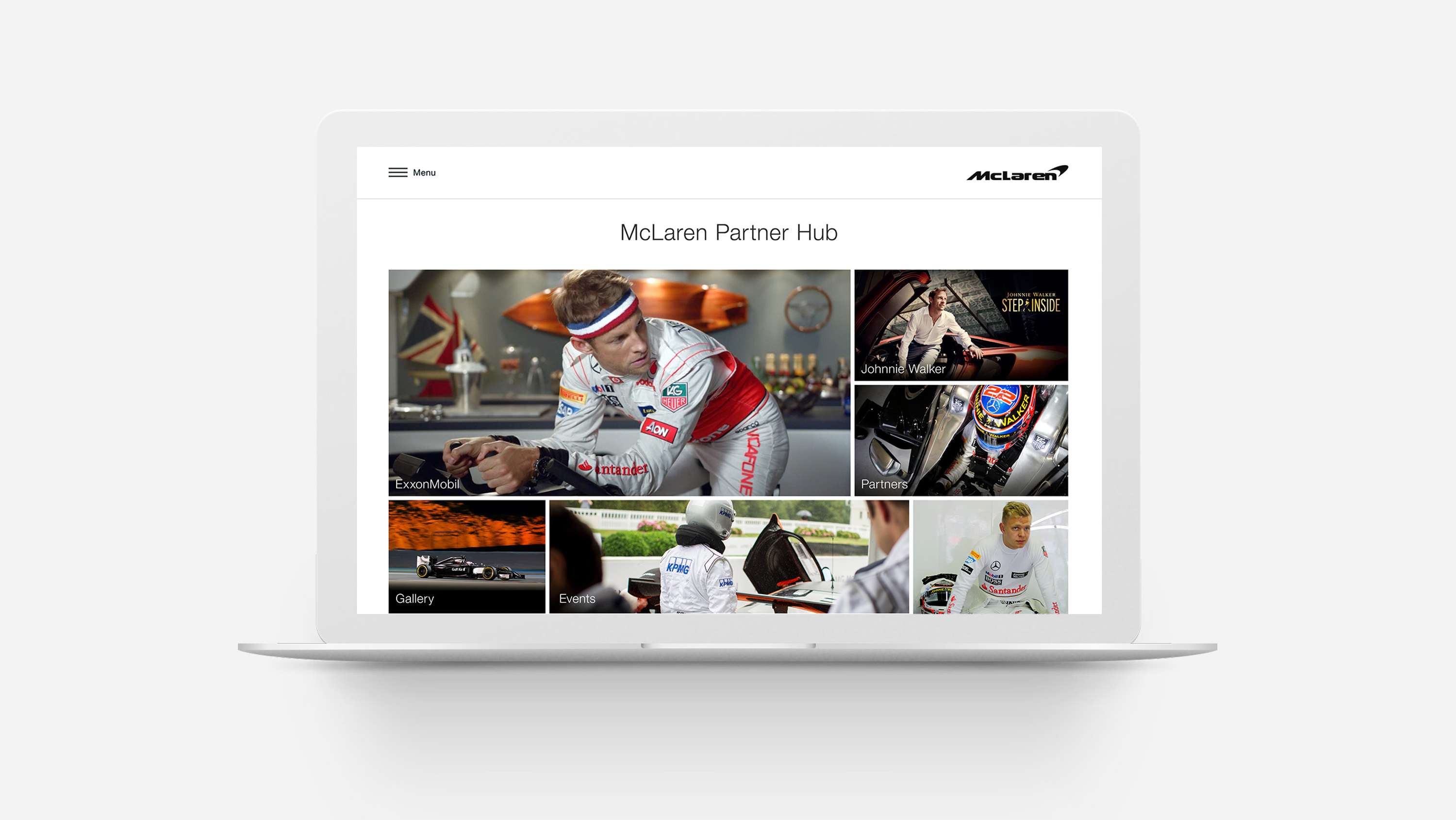 McLaren Partner Hub Website by Matt Gelder
