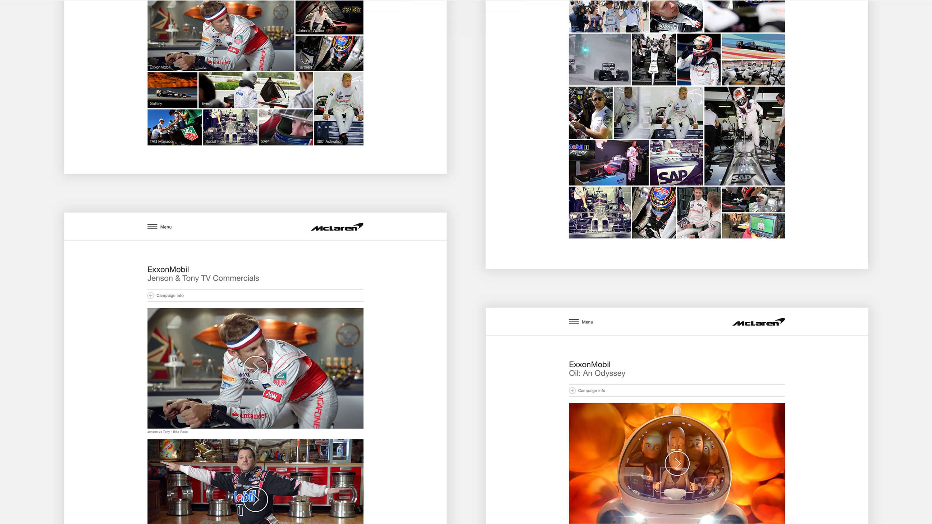 McLaren Partner Hub Website by Matt Gelder
