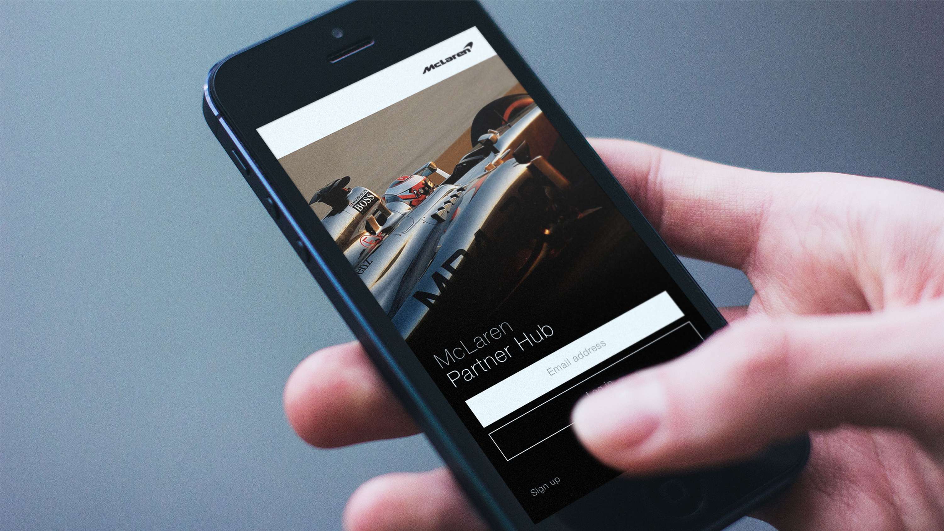 McLaren Partner Hub Website by Matt Gelder