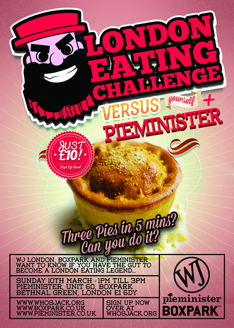 Concept for London Eating Challenge - Restaurant Promotion by Lu Orcheston-Findlay
