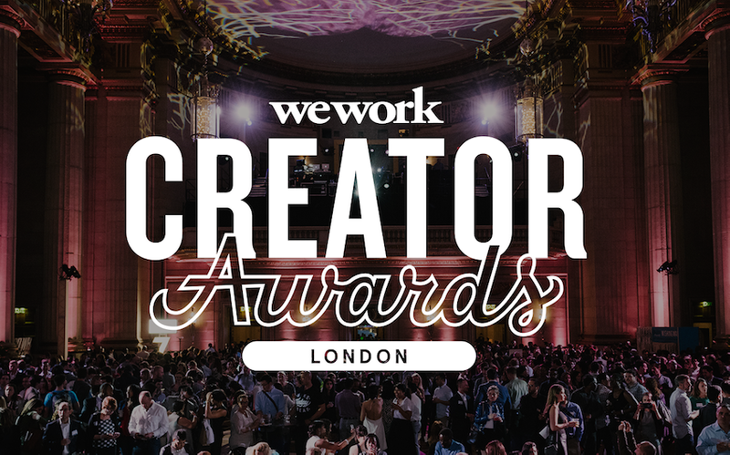 WeWork Creator Awards 2018 - Deadline: 10th September by WeWork