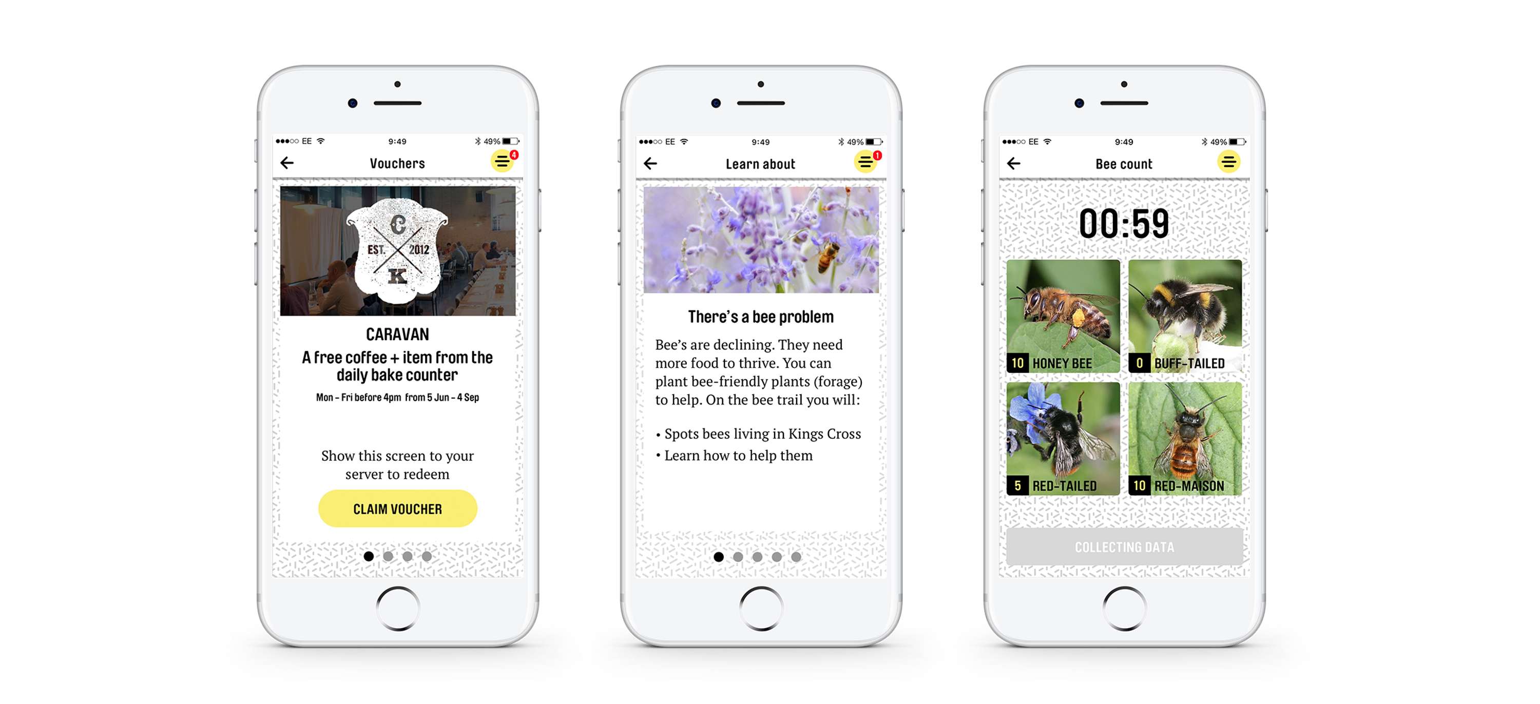 The Bee Trail App by Alastair Jones