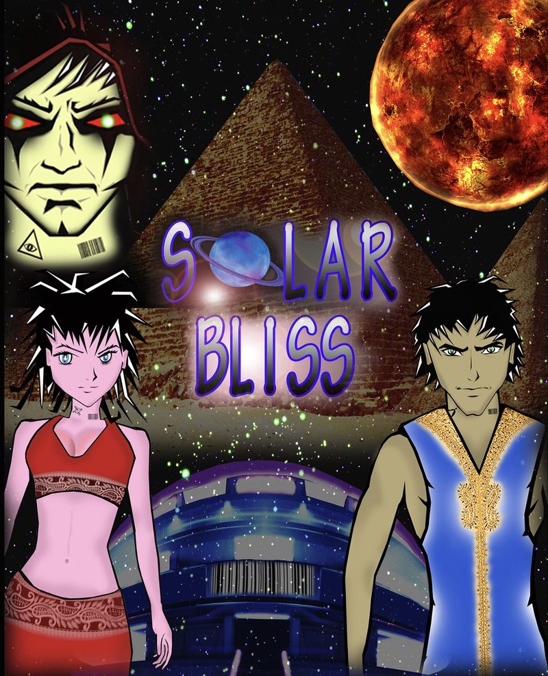 Solar Bliss music video Art by Vijay Chand