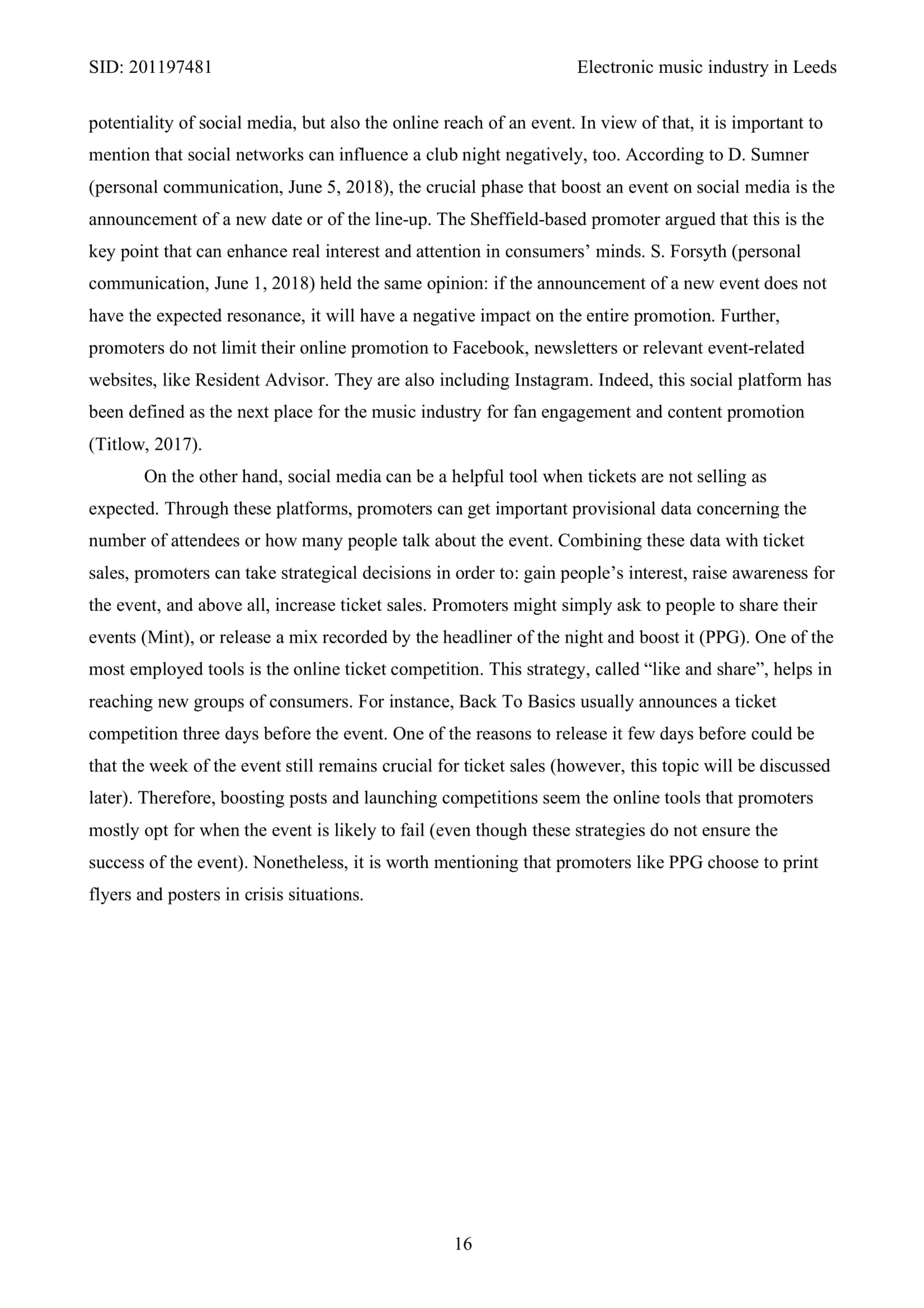Electronic music industry in Leeds: an overview from the inside by Nunzia Cozzolino