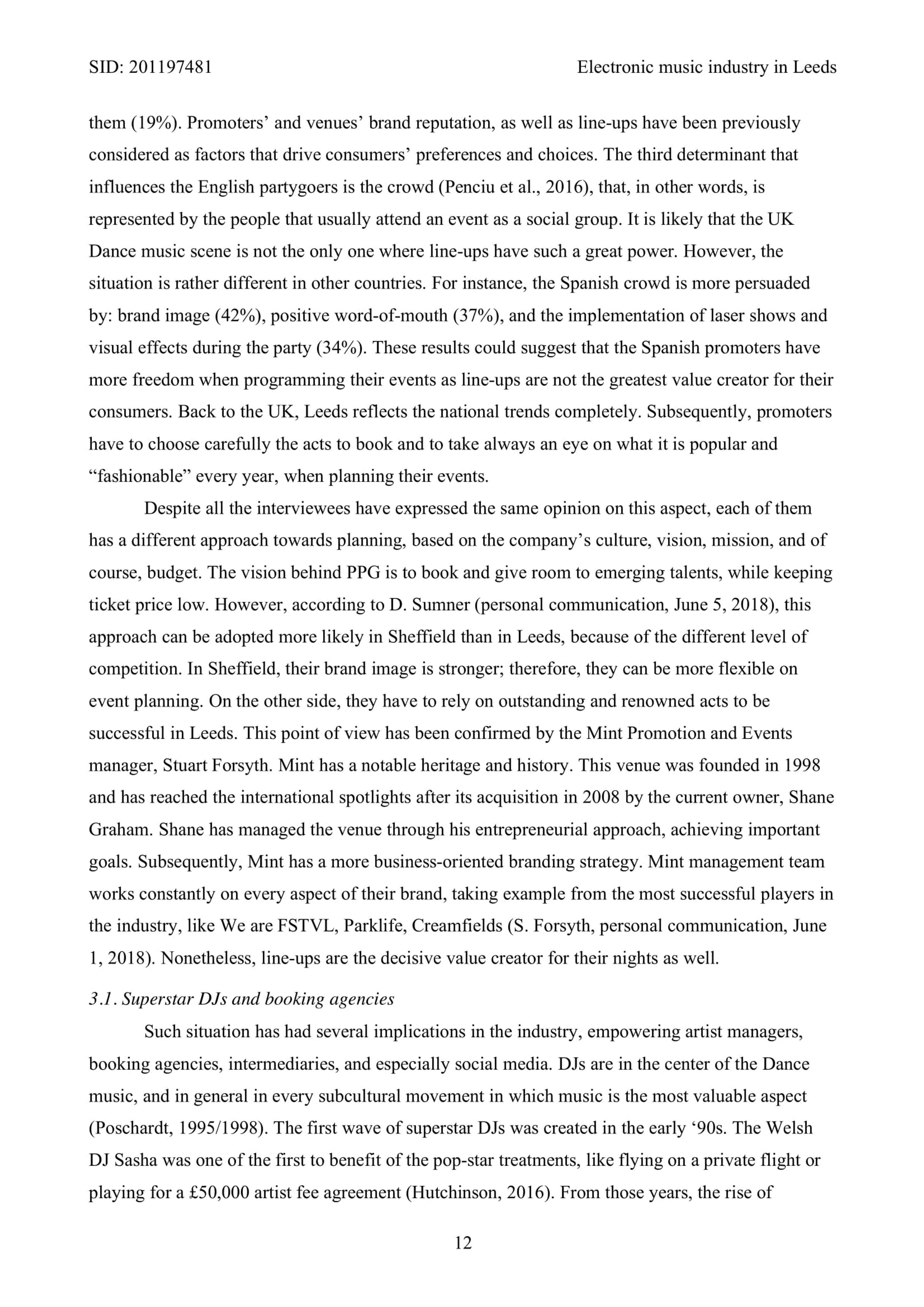 Electronic music industry in Leeds: an overview from the inside by Nunzia Cozzolino