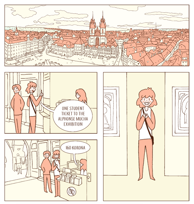 Prague Graphic Narrative by Tammy Saad