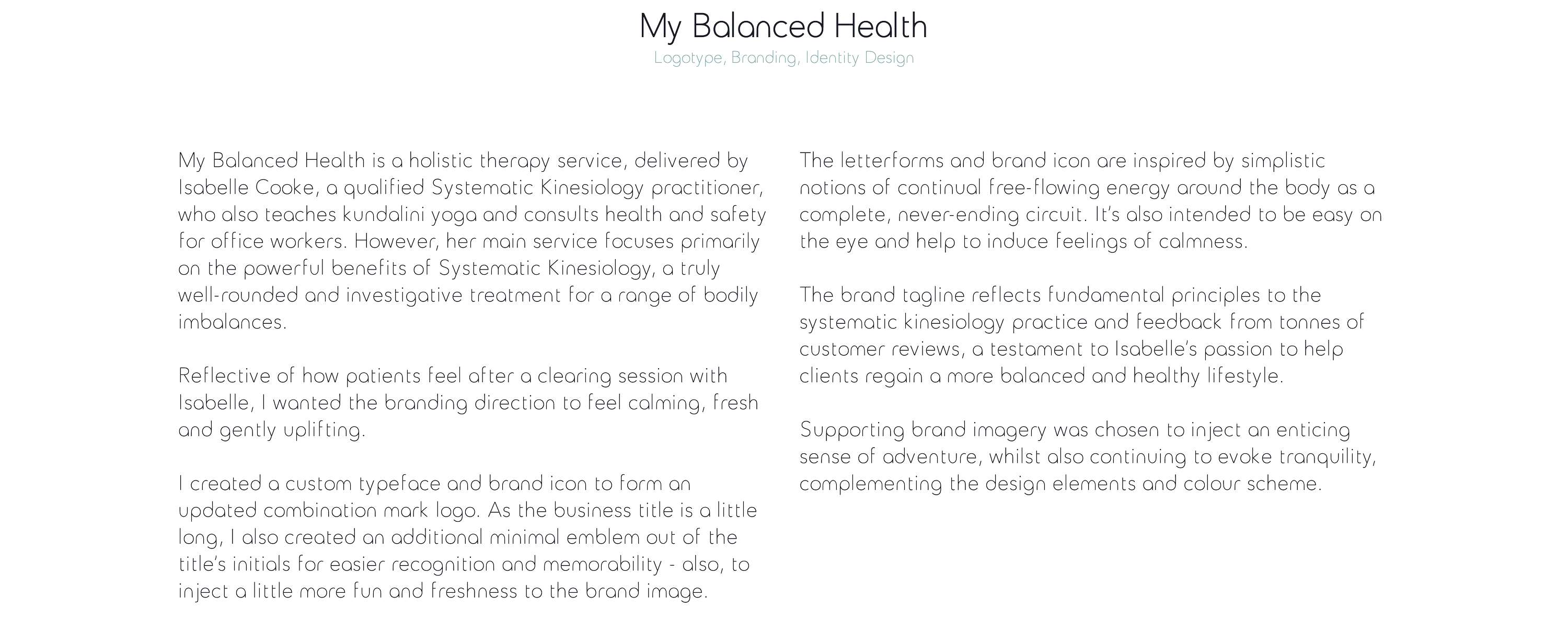 My Balanced Health by Chenelle Morgan