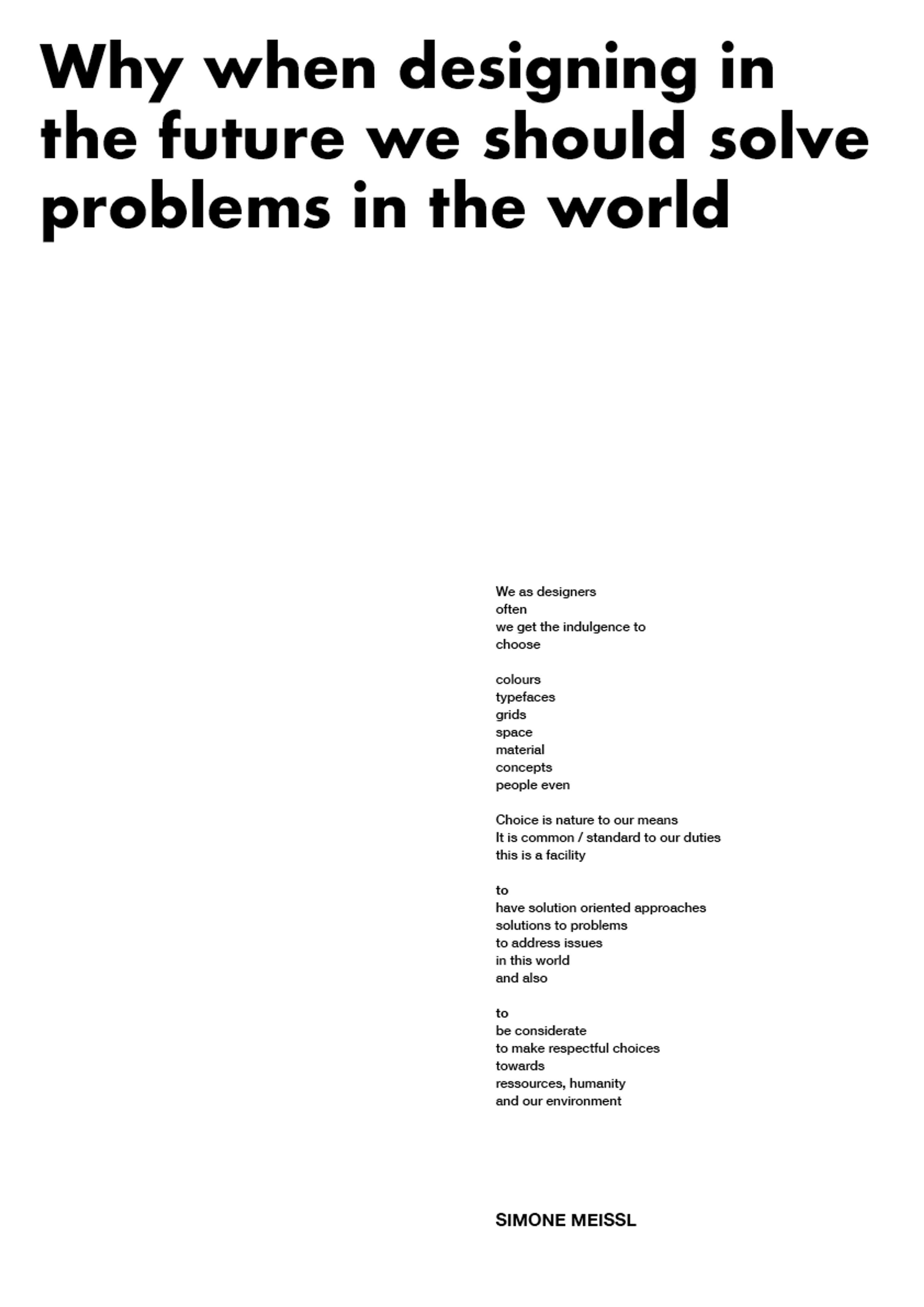 ESSAY WRITING by Simone Meissl
