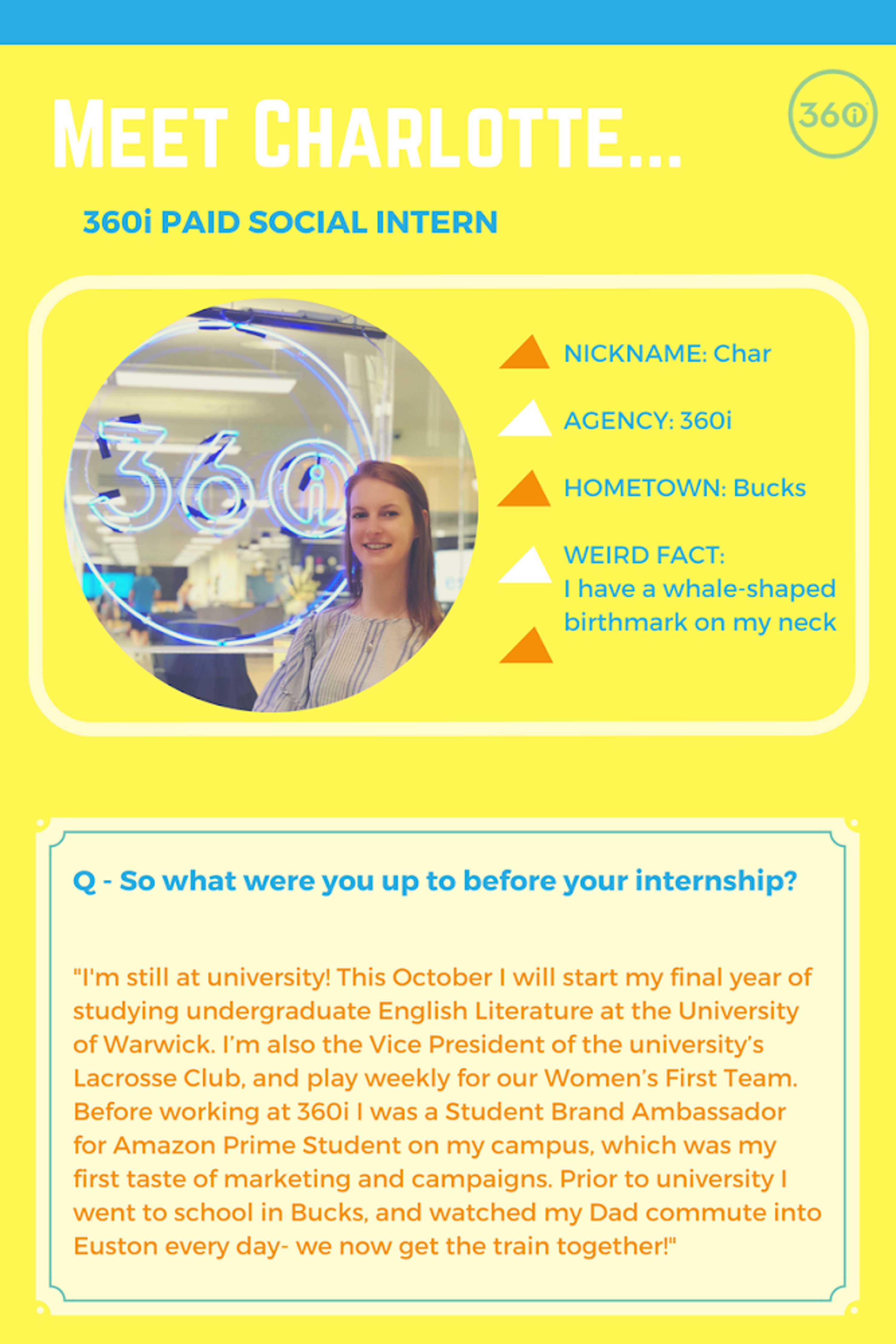 360i Summer Pool Internship by Dentsu Aegis Network
