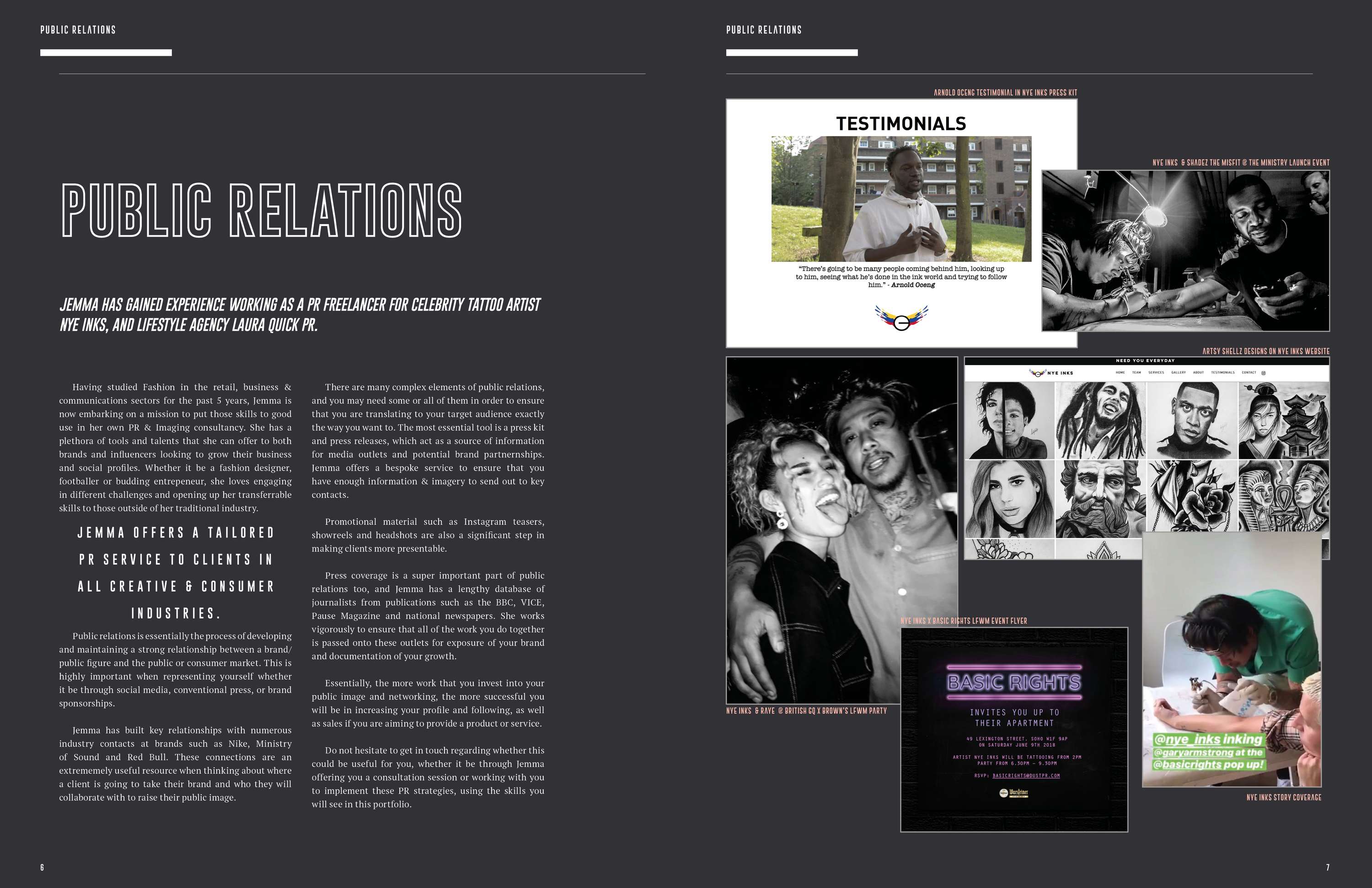 Jemma Jasmine PR Portfolio by Jemma Jasmine