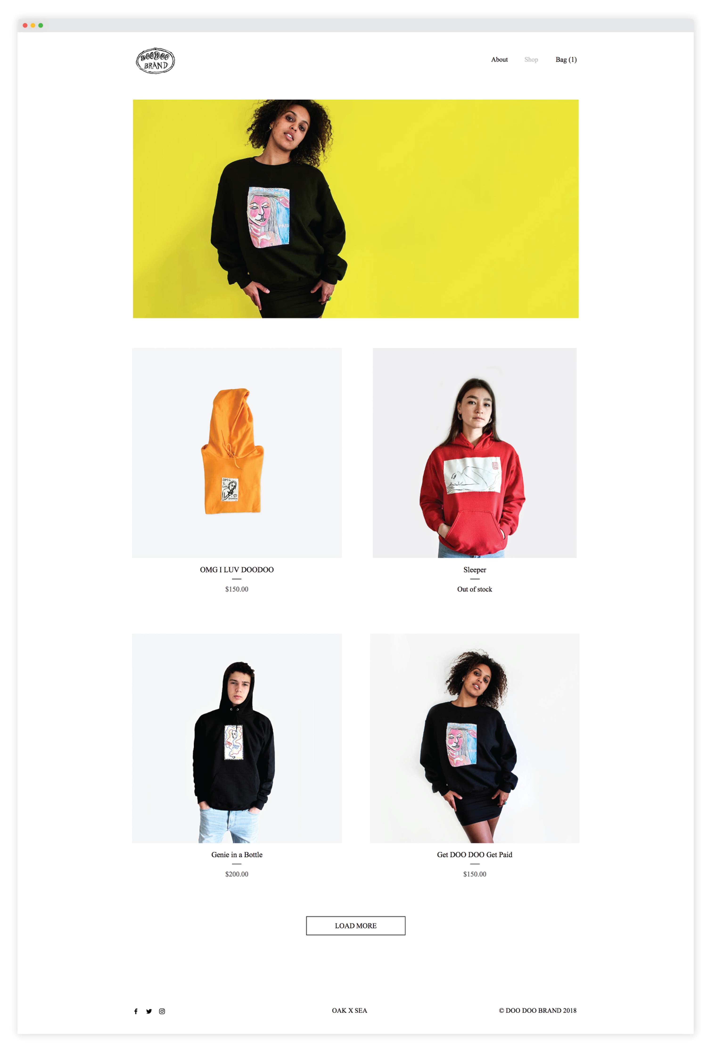 DDB E-Commerce Website Design by Clio Dill