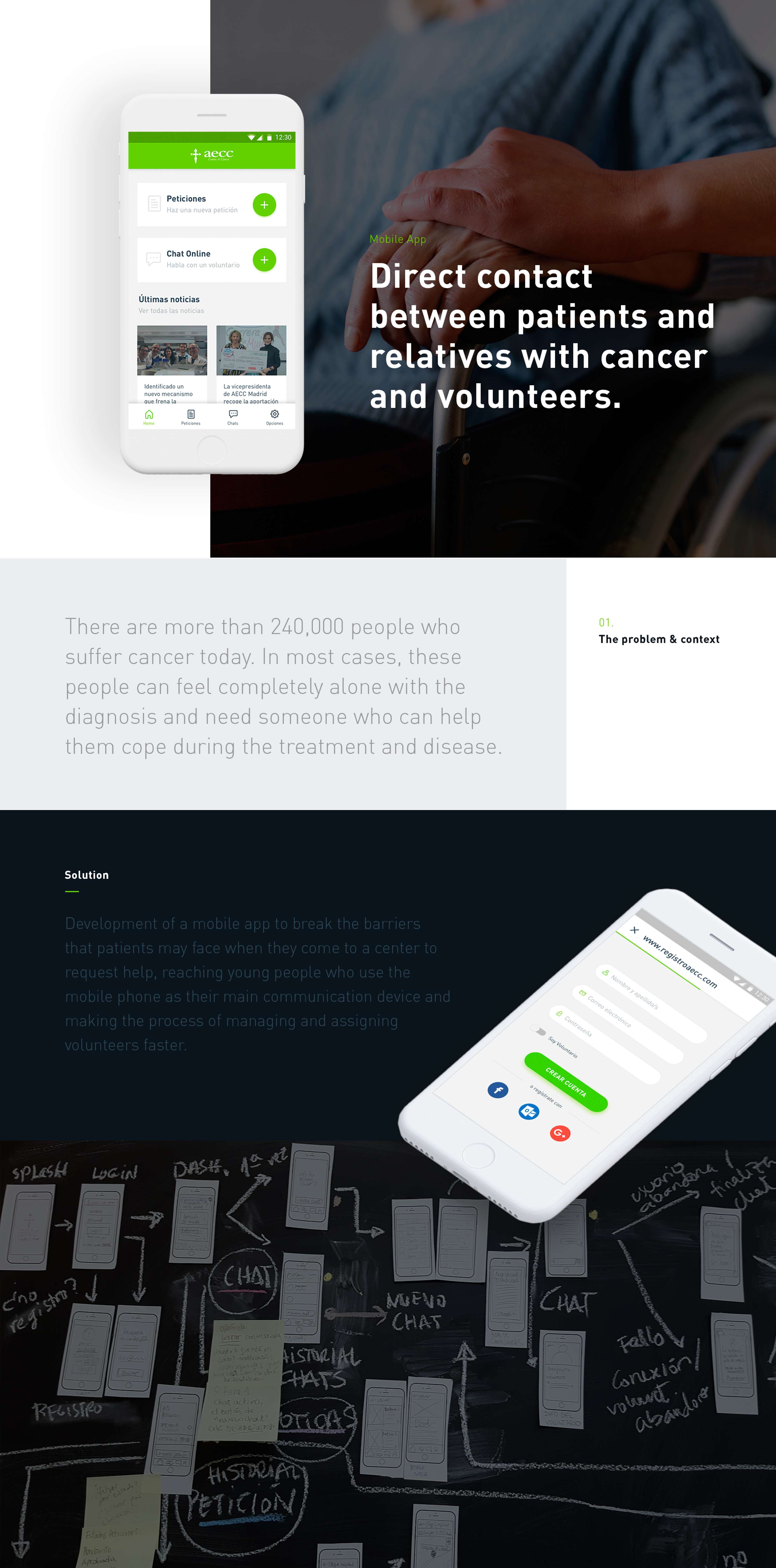 UX/UI Mobile App against cancer by Raquel Sacristán Risueño
