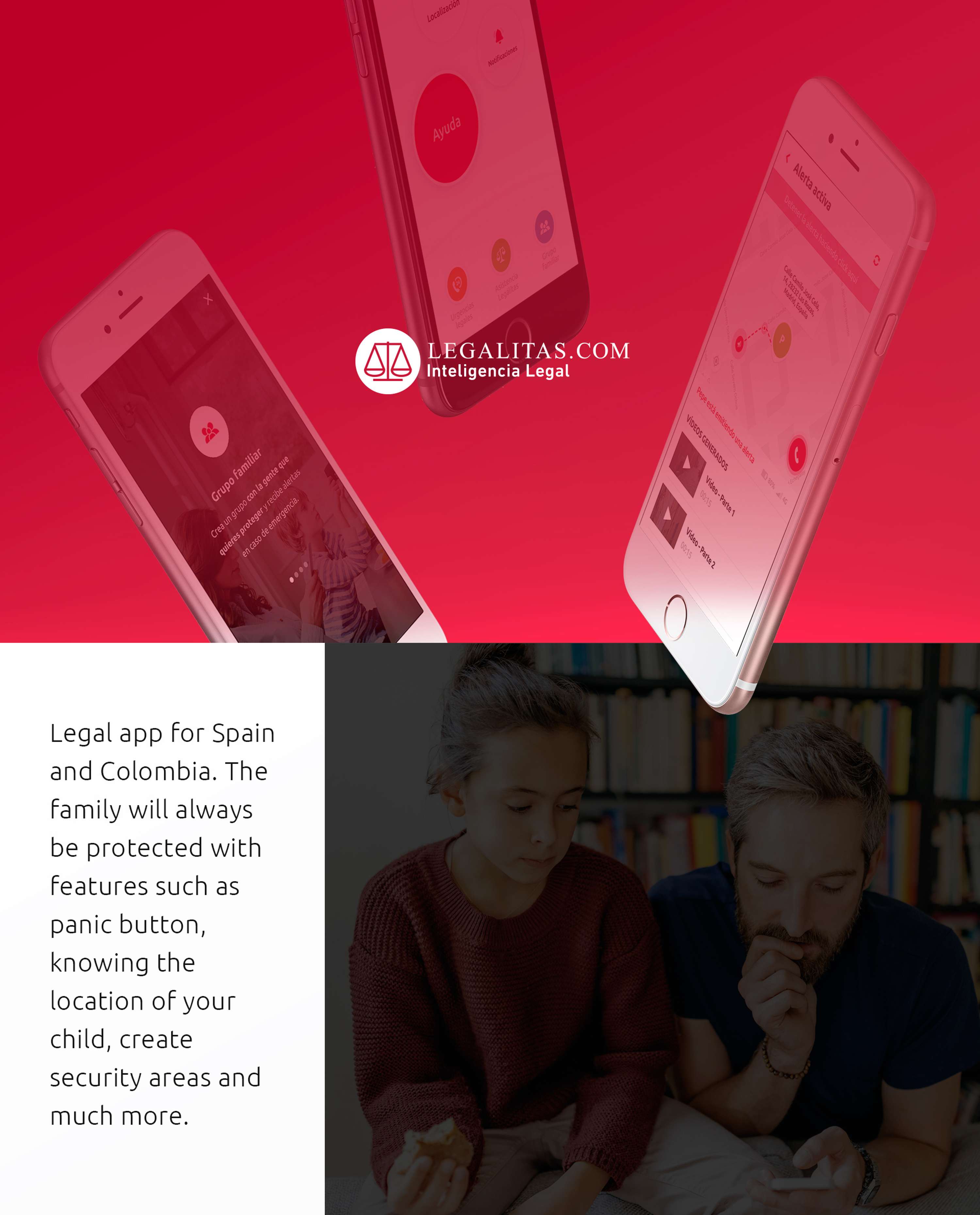 UI/UX Design Legal app by Raquel Sacristán Risueño