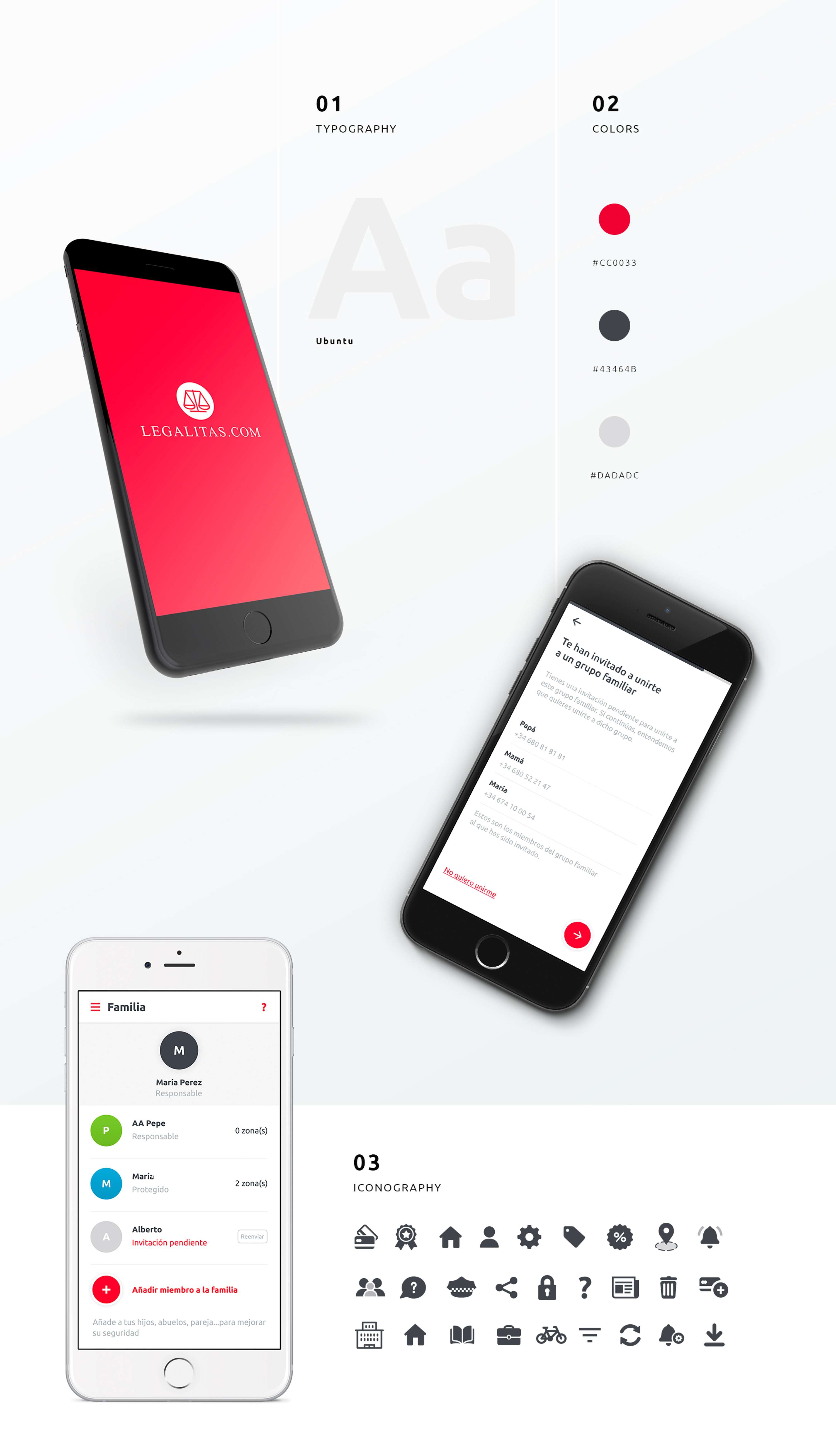 UI/UX Design Legal app by Raquel Sacristán Risueño