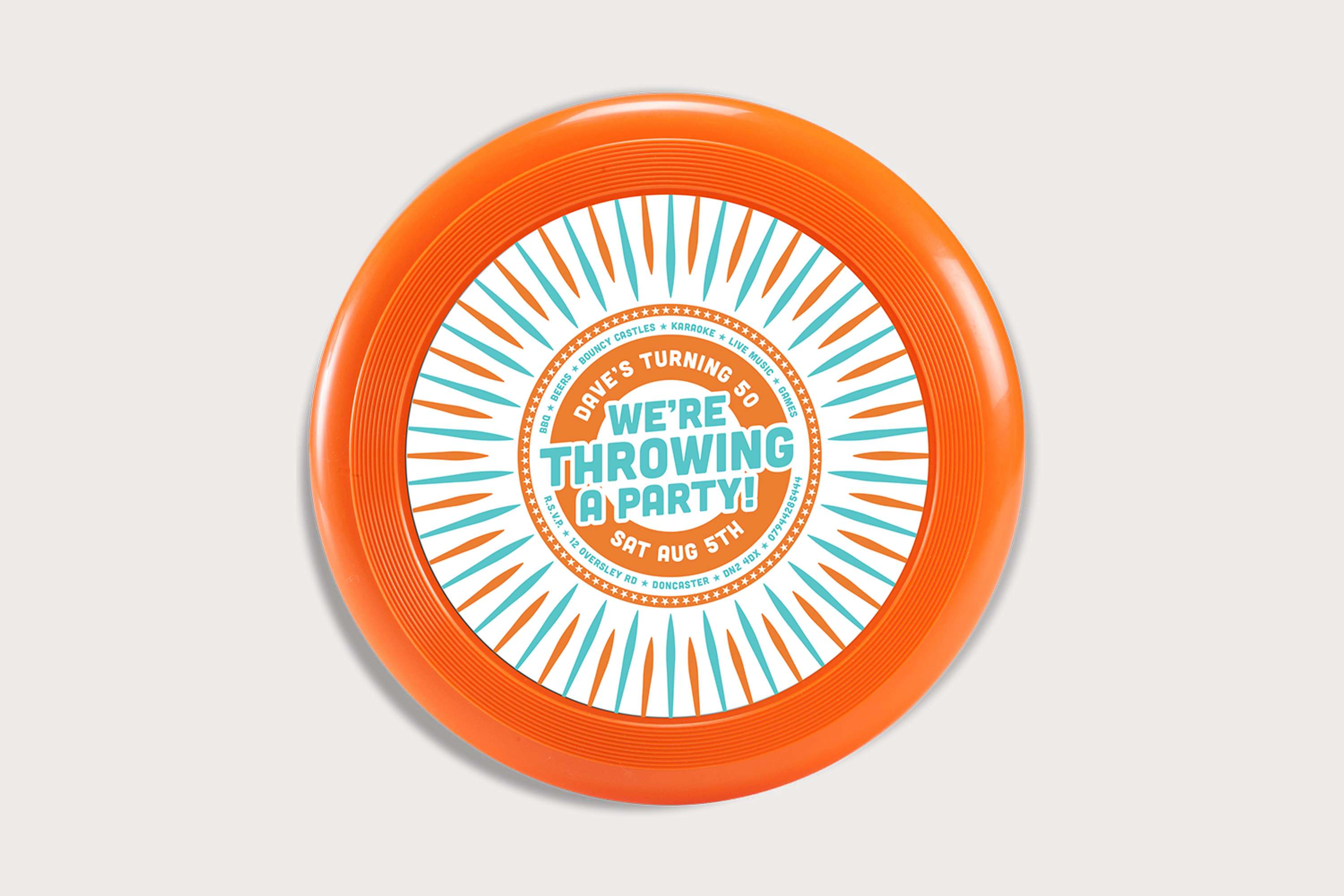 Frisbee Invite by Dan Haigh
