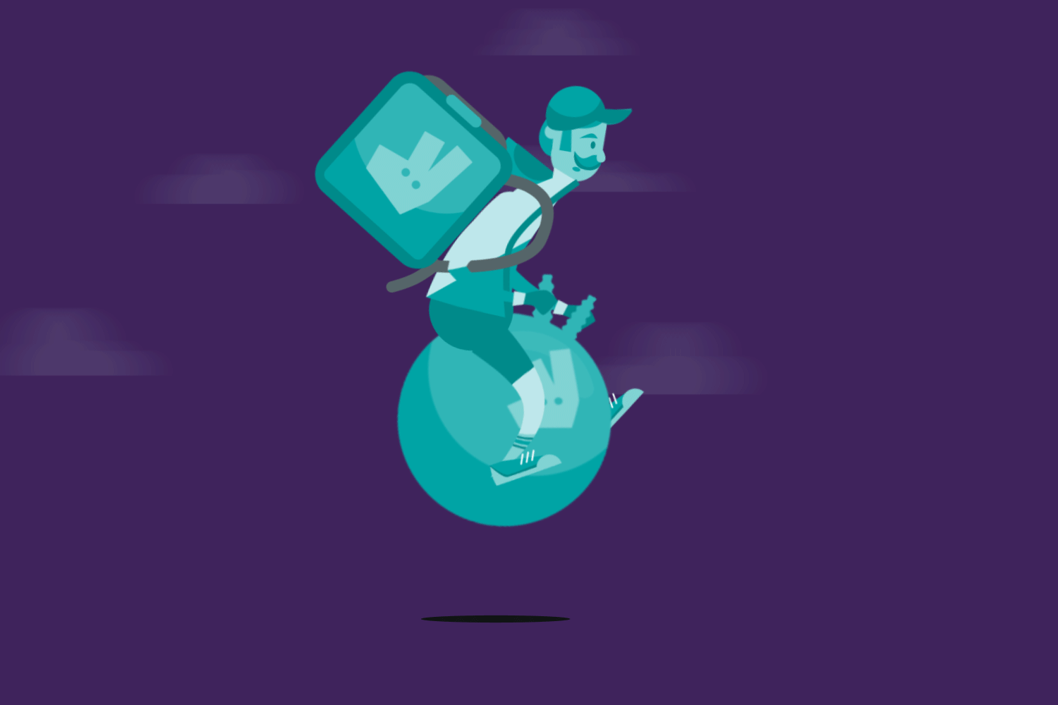 Deliveroo – Express Delivery by Dan Haigh