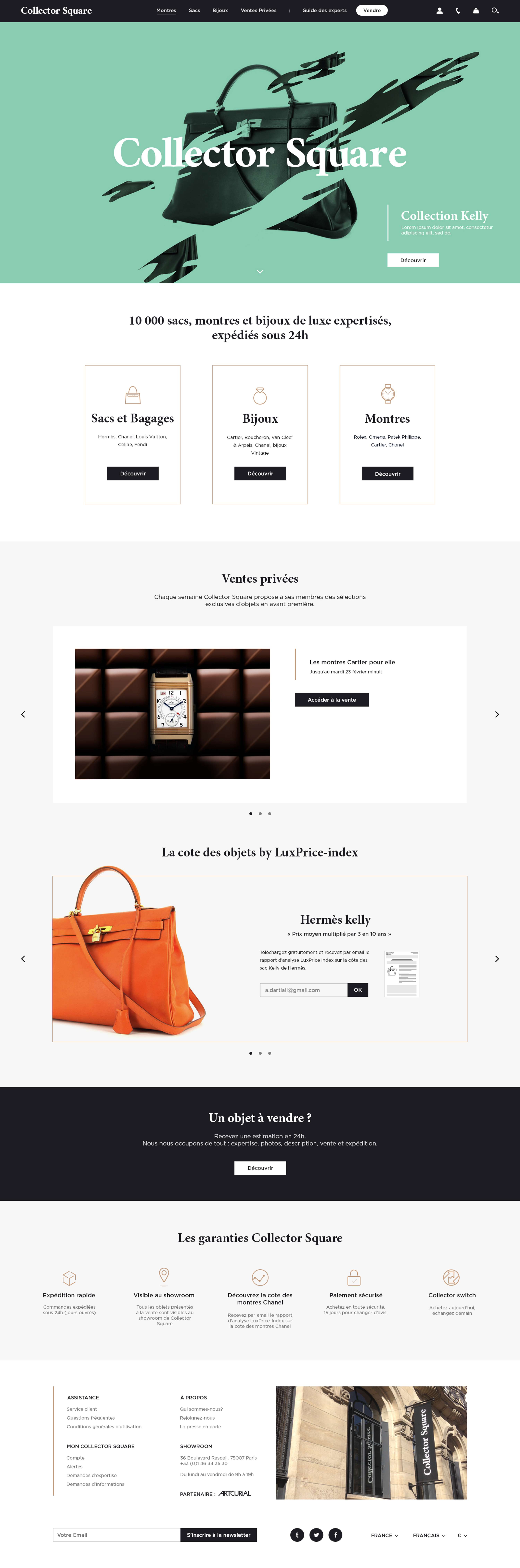 E-commerce collectorsquare.com by Tik Tak