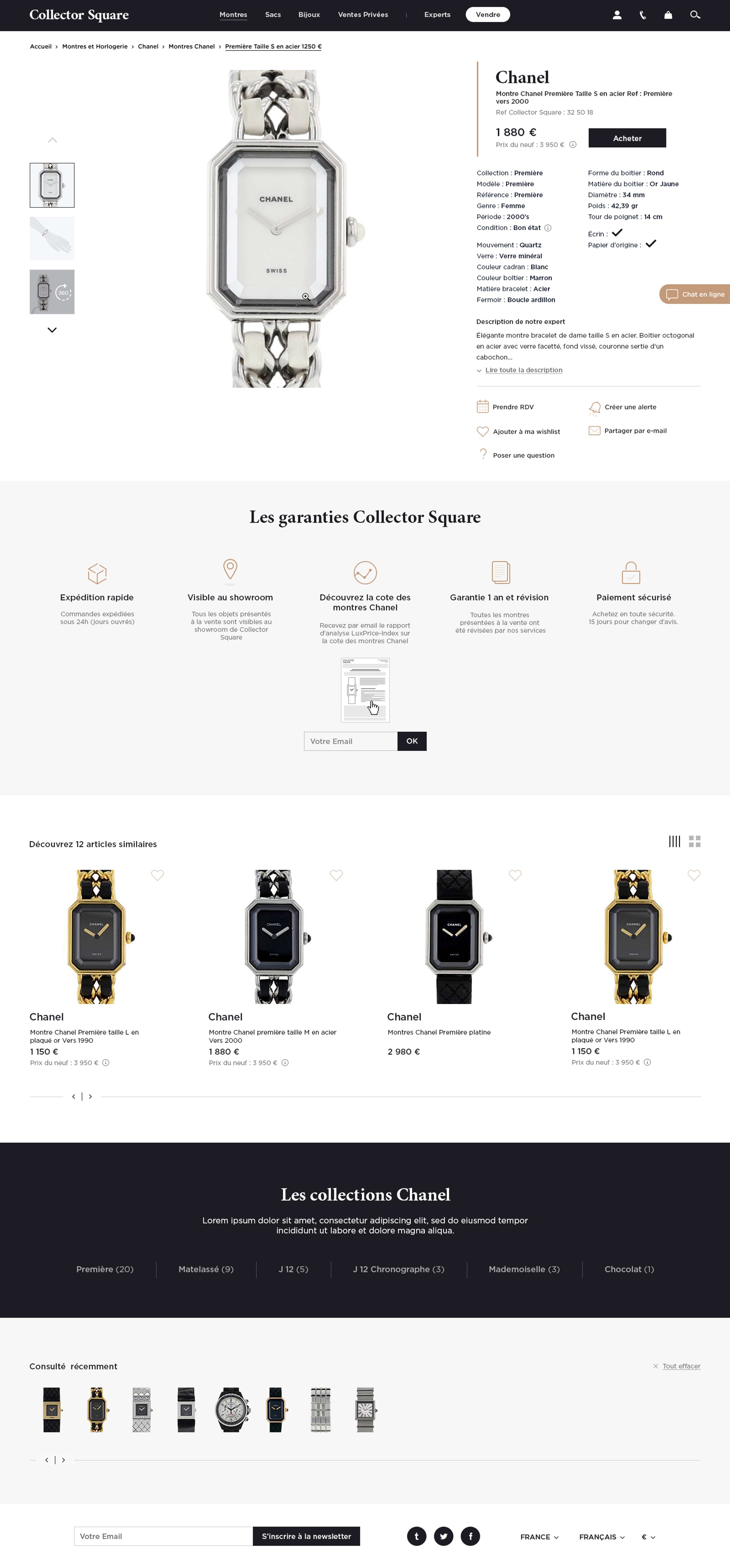 E-commerce collectorsquare.com by Tik Tak
