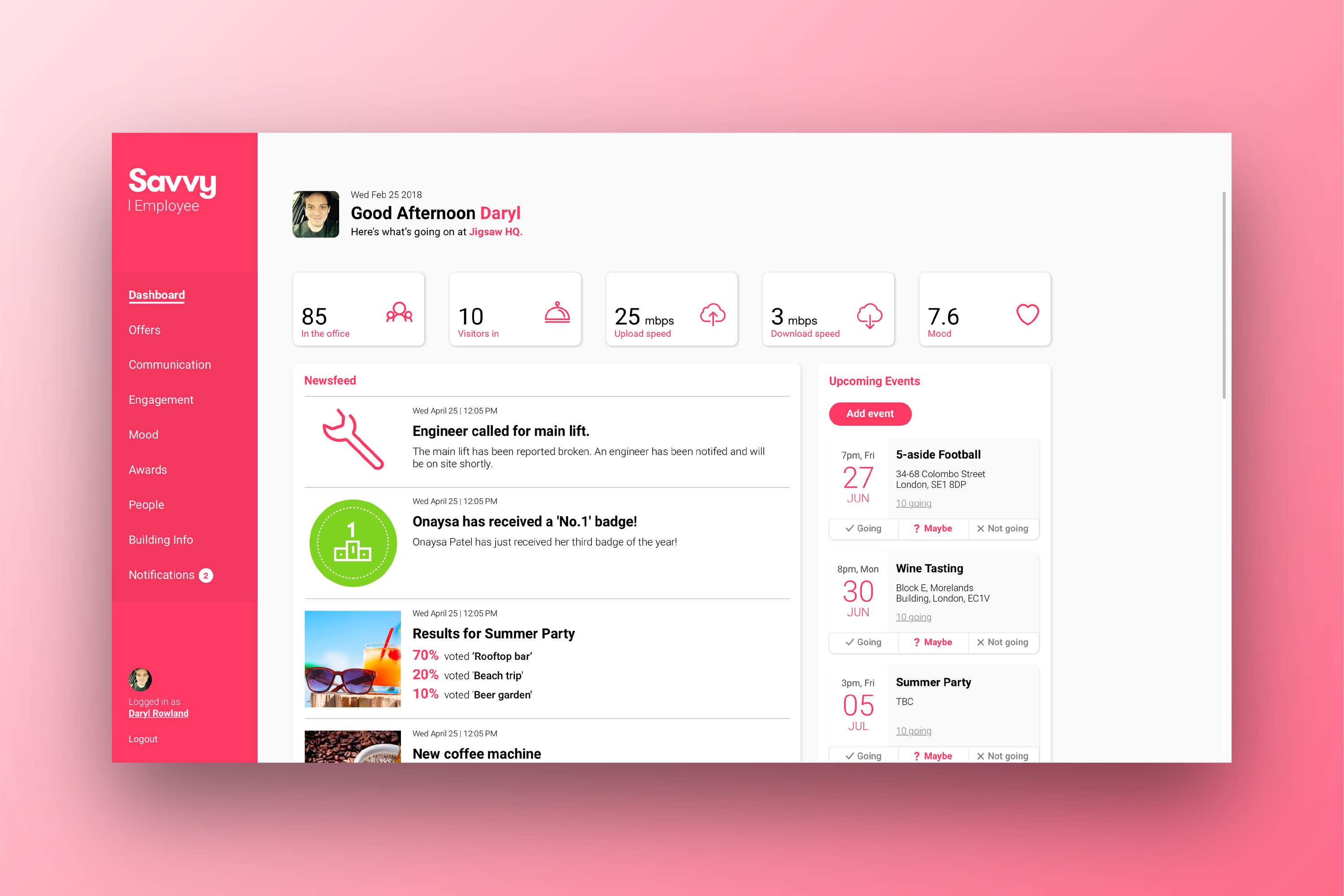 Savvy Employee by Oliver Hardisty