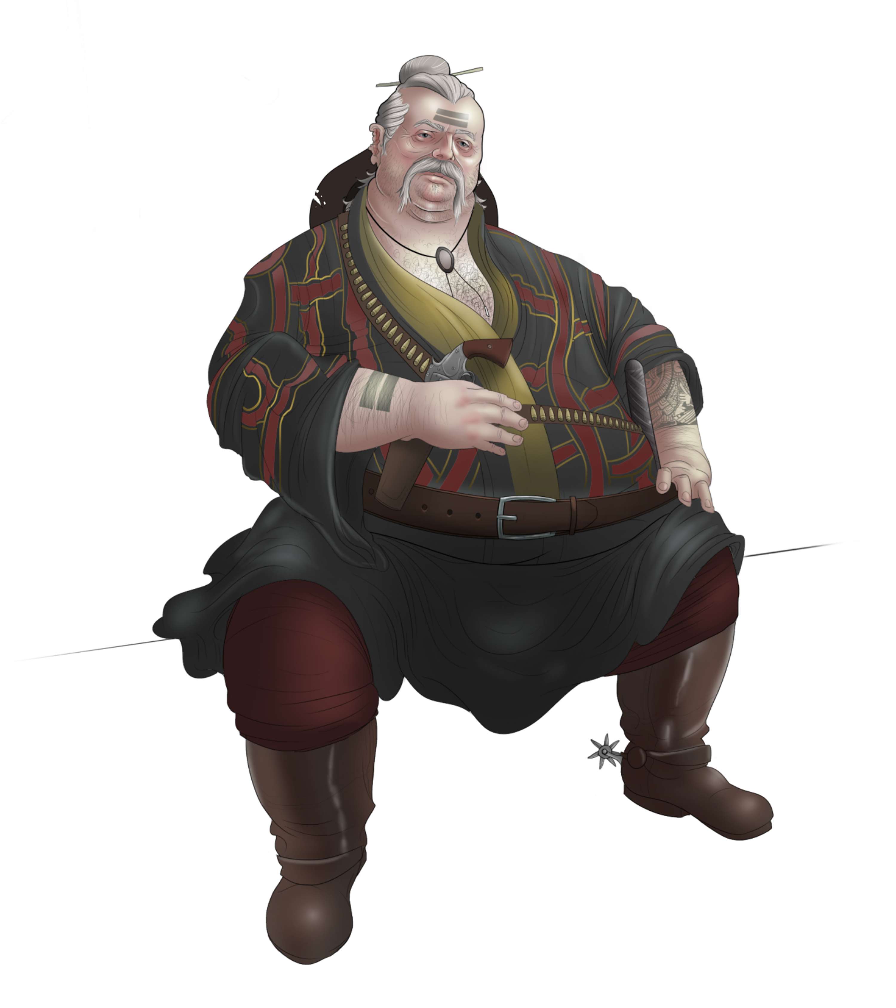 Character Design  - Wyatt Earp by Tom Huxley