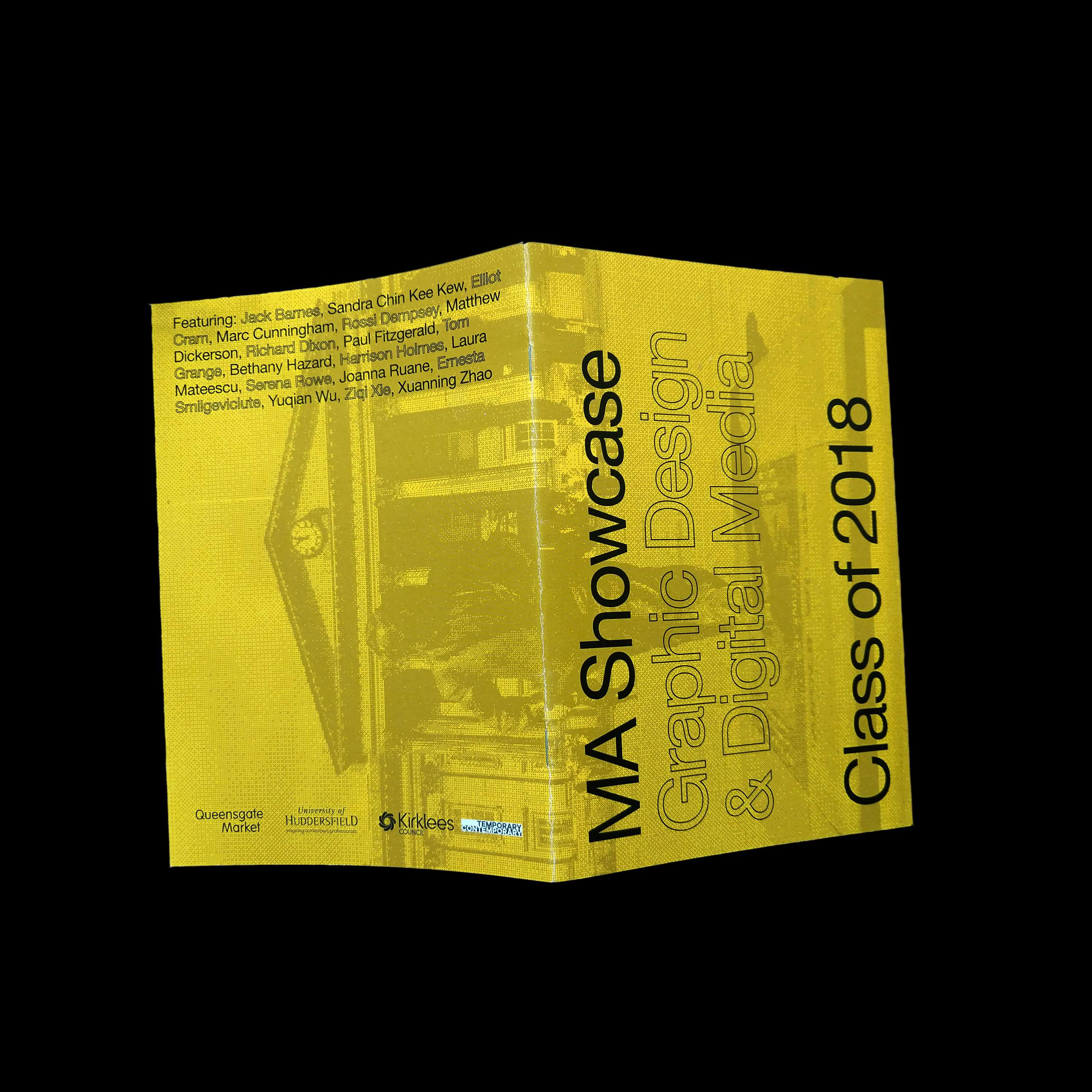 MA Showcase Branding by Jack Barnes