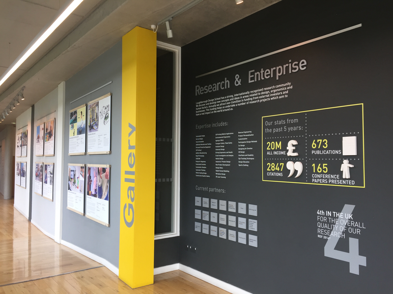 Loughborough Design School Exhibition Displays by Natasha Jones