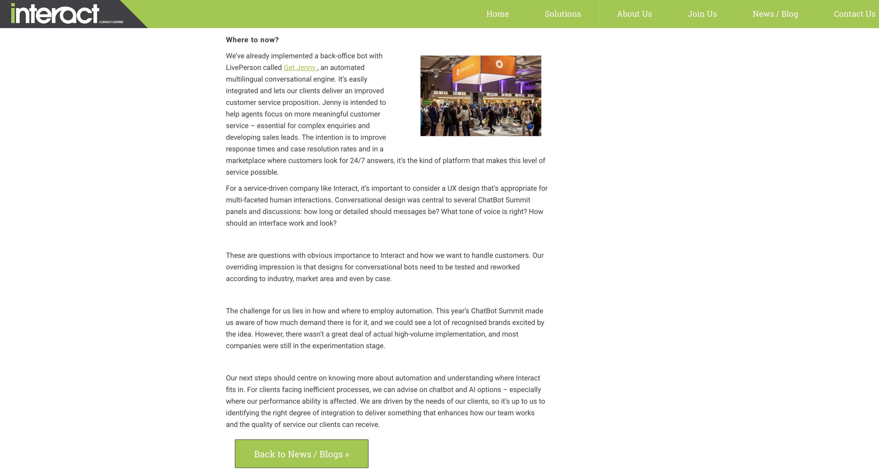 ChatBot Summit Report by Adam Stanley