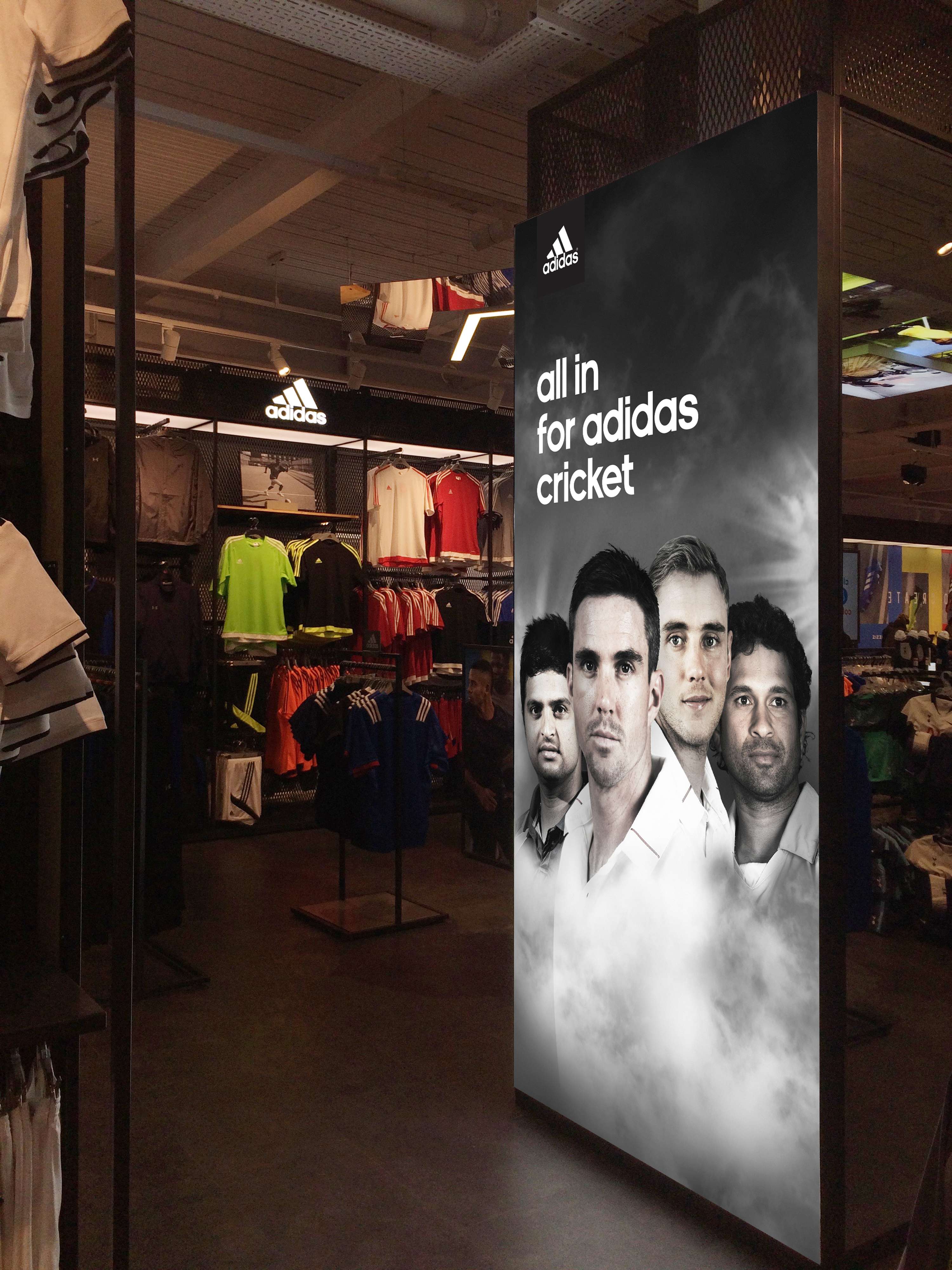 Adidas cricket kit launch campaign by David Ballard