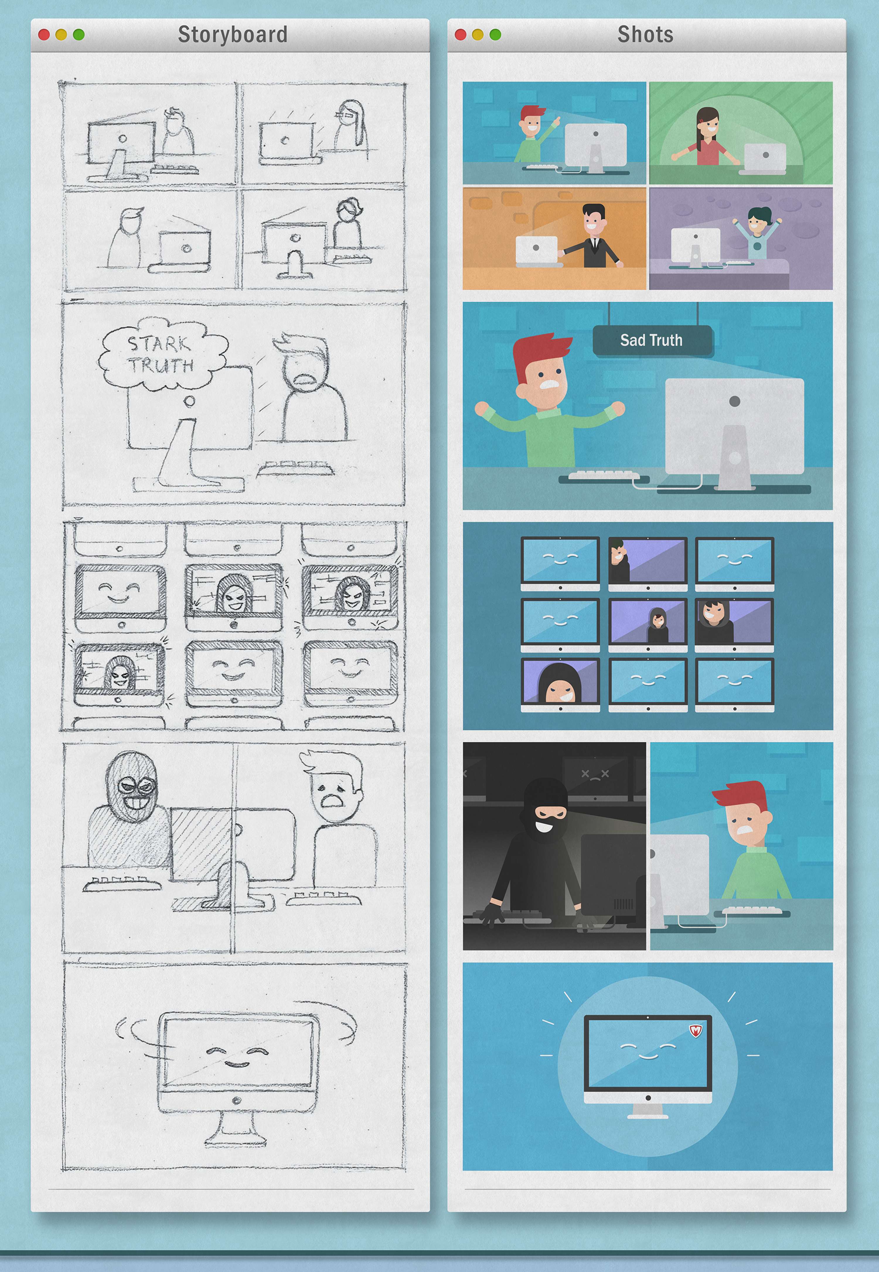 Explainer video for Macware Antivirus by Wow-How Studio