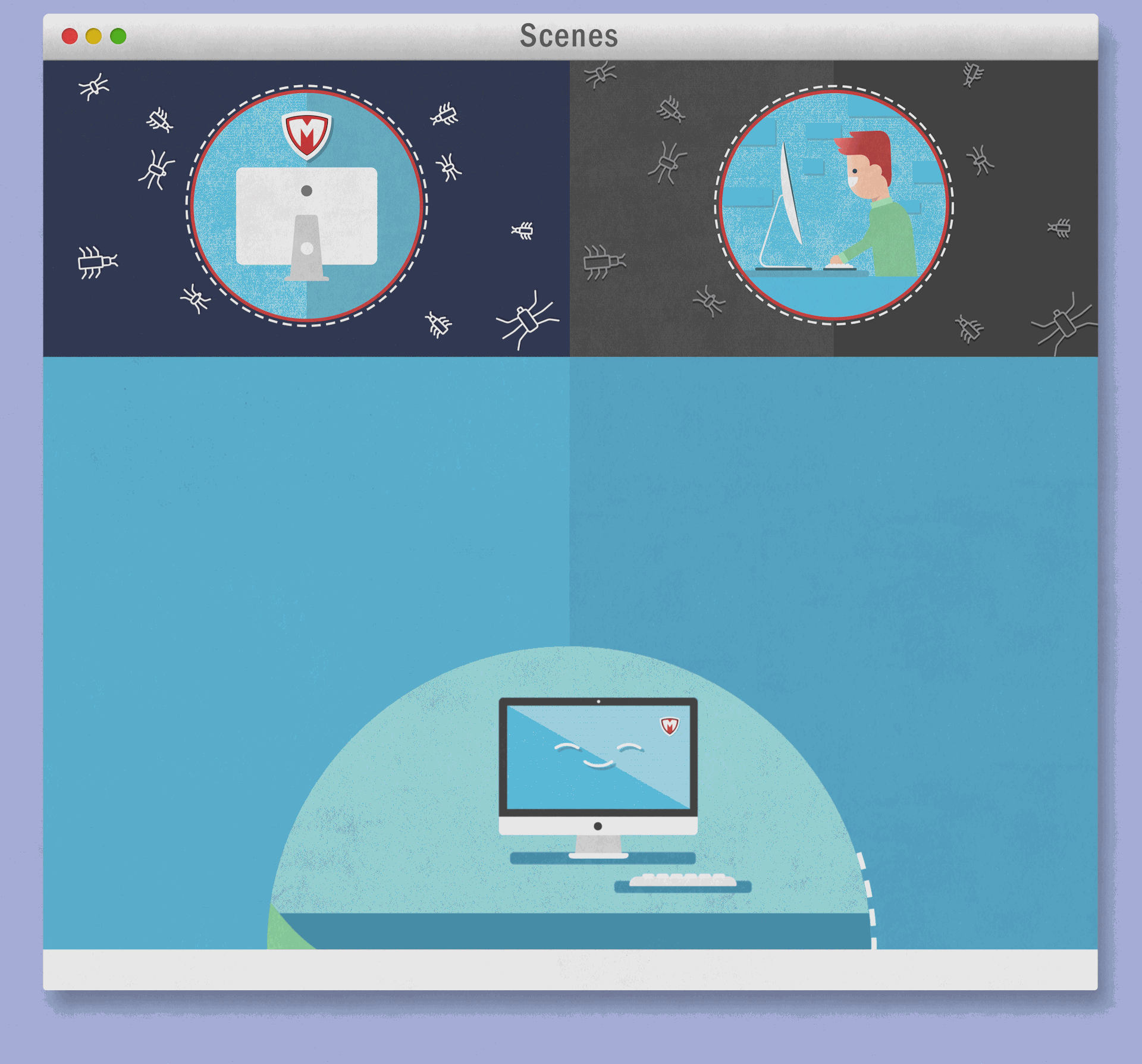 Explainer video for Macware Antivirus by Wow-How Studio