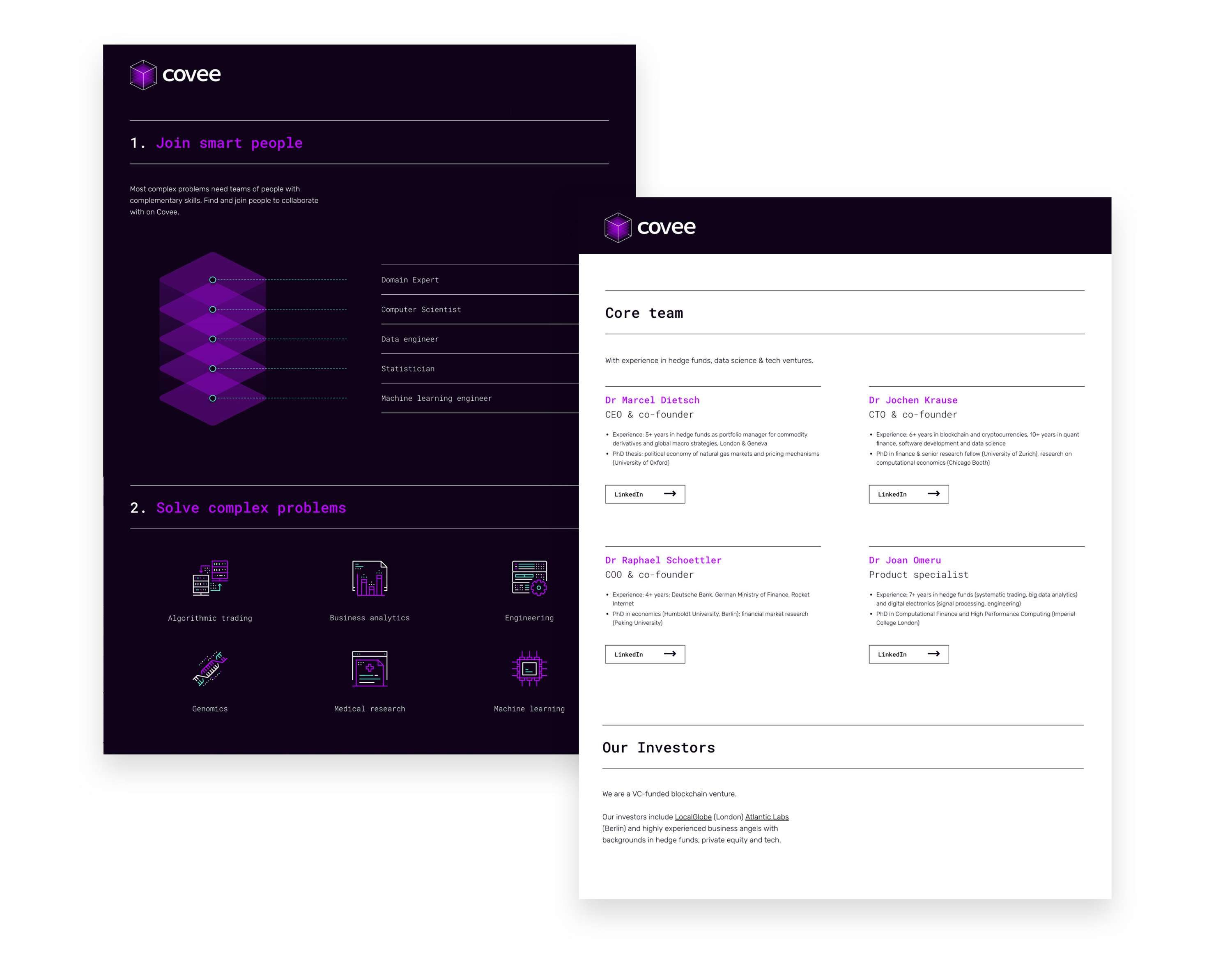 Covee - Blockchain Branding by hy.am studios