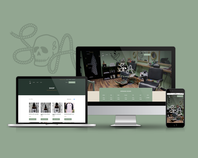 Website Design - Sink & Anchor by Nikolaos Xenidis