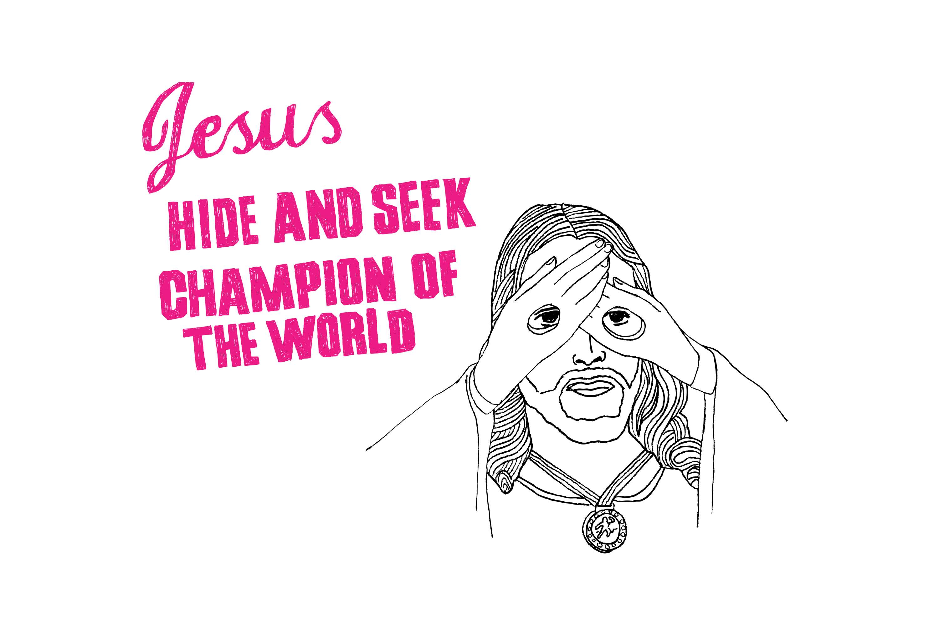 Jesus - Hide and Seek by Damien Weighill