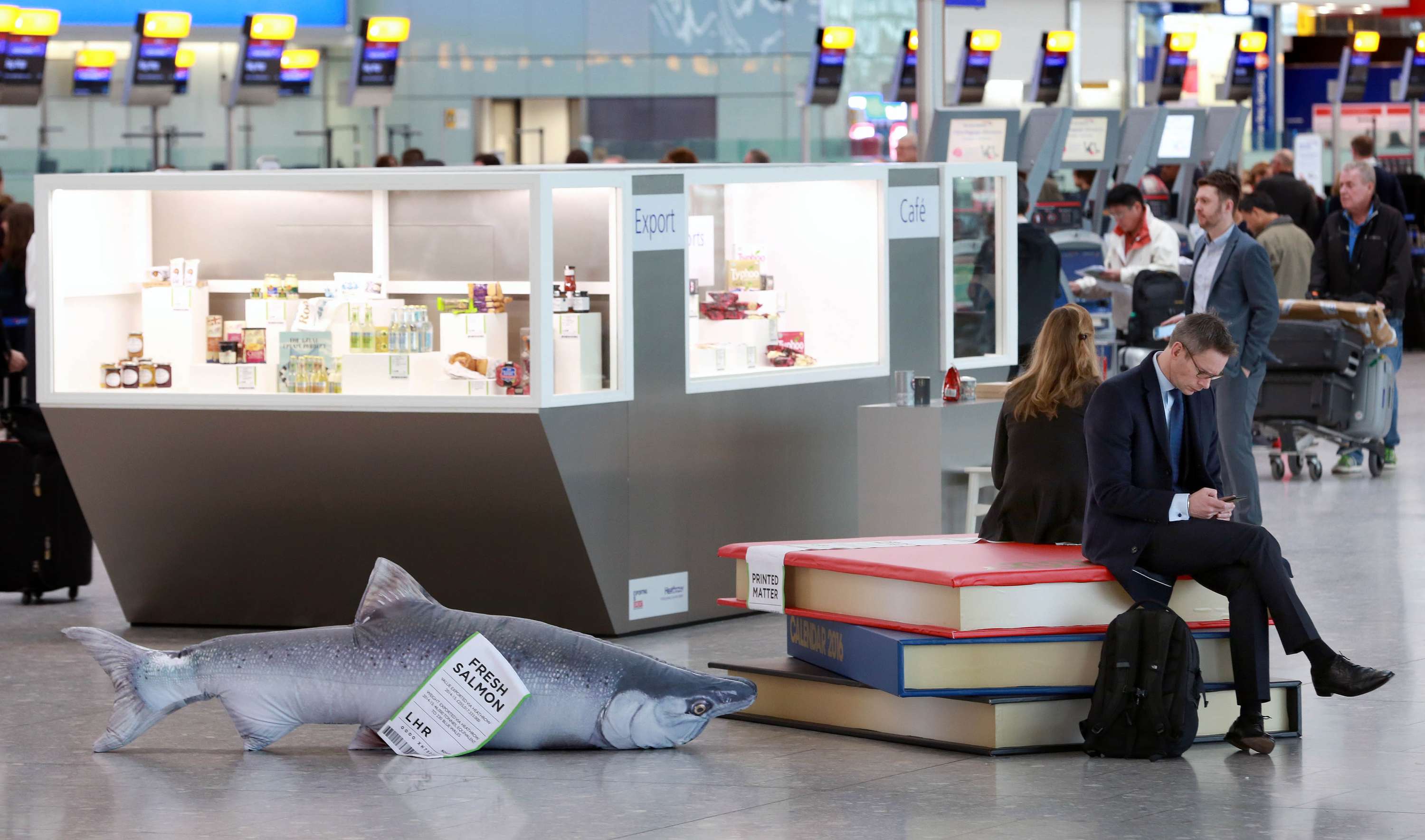 Export Week at Heathrow T5 by Polly Betton