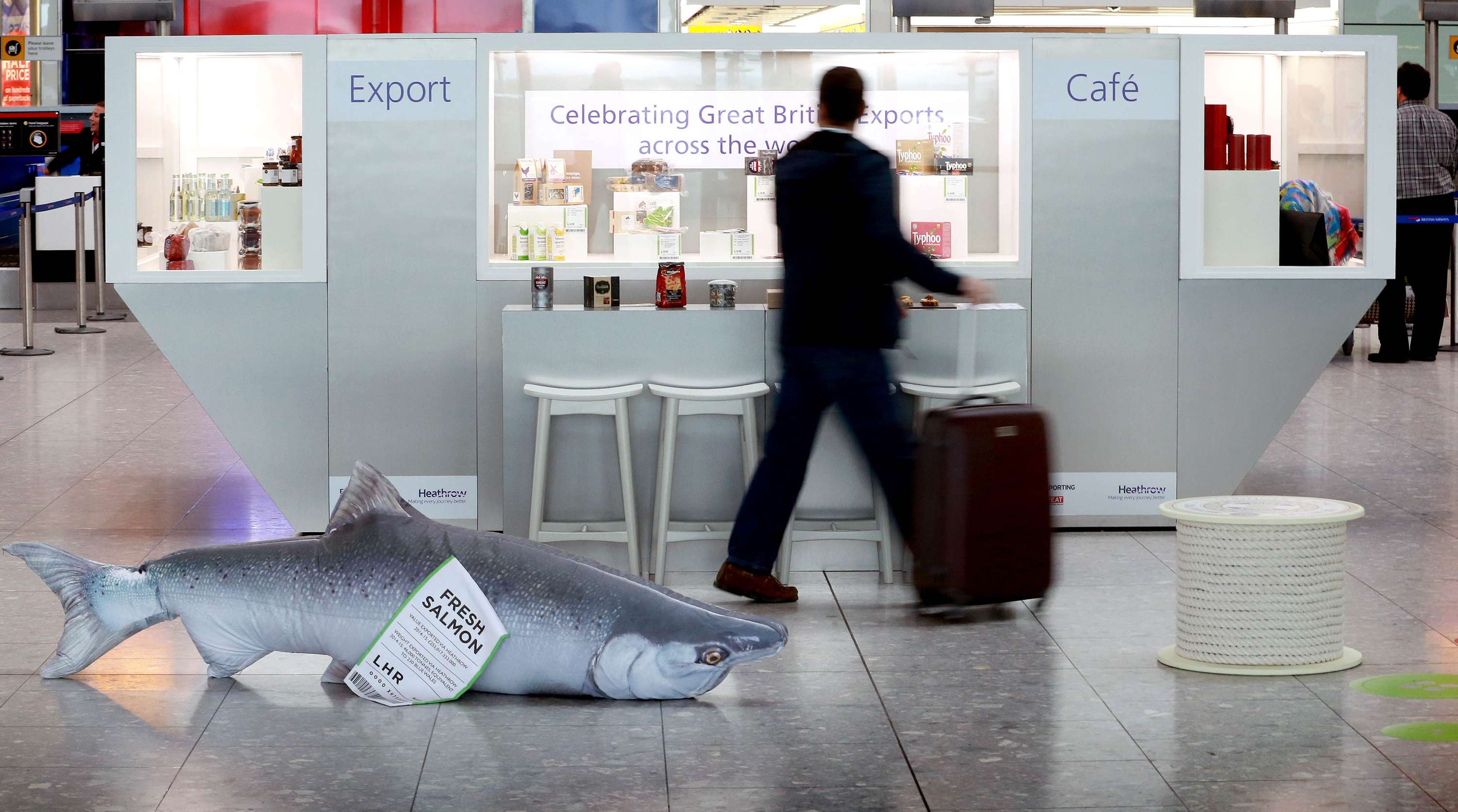 Export Week at Heathrow T5 by Polly Betton