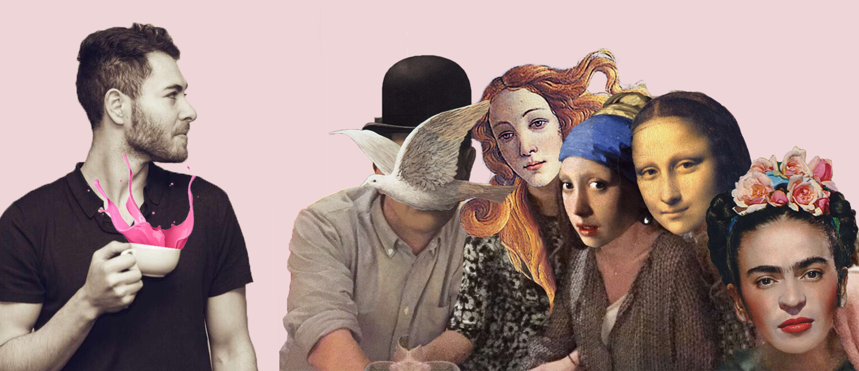 Collages by Maria Papaleontiou