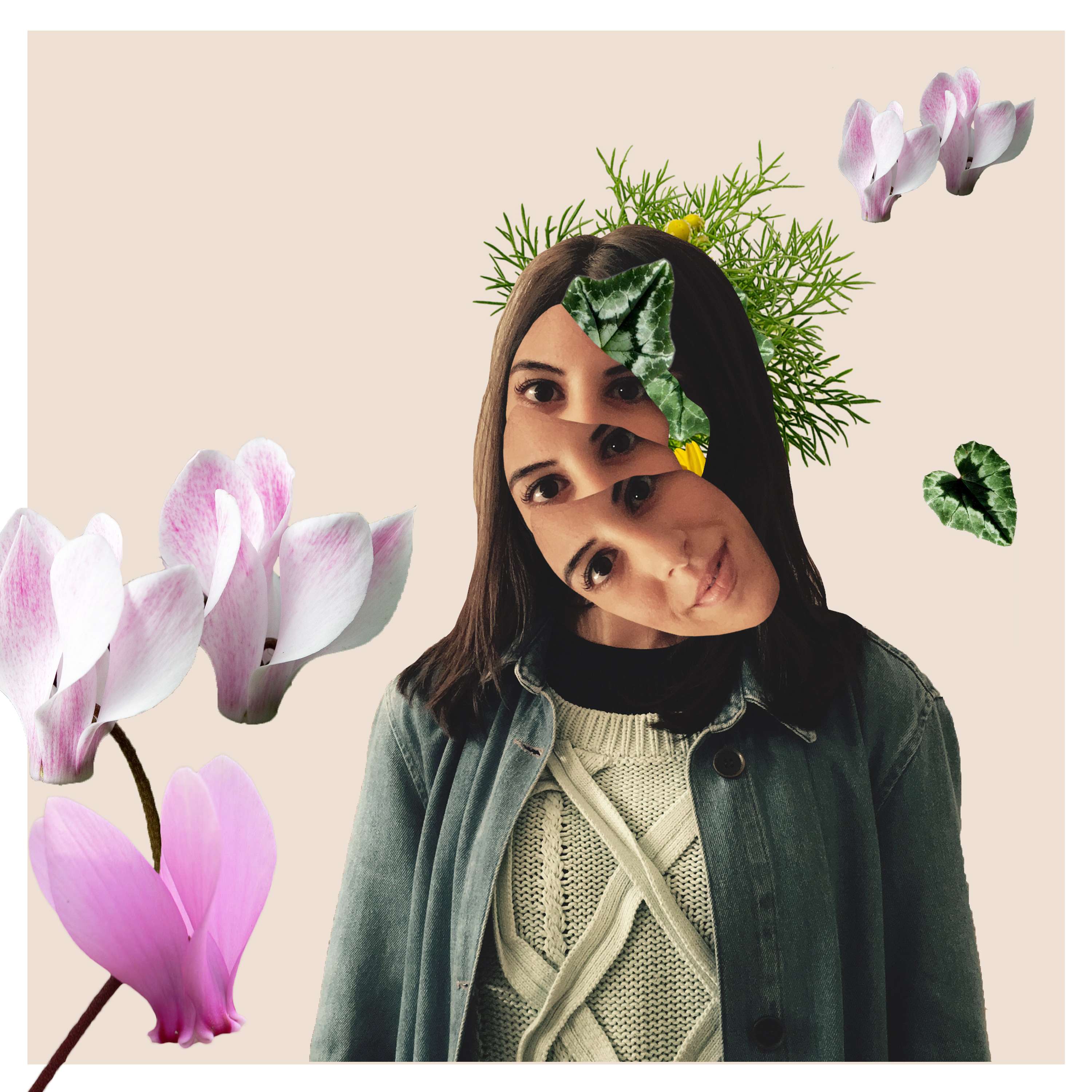 Collages by Maria Papaleontiou