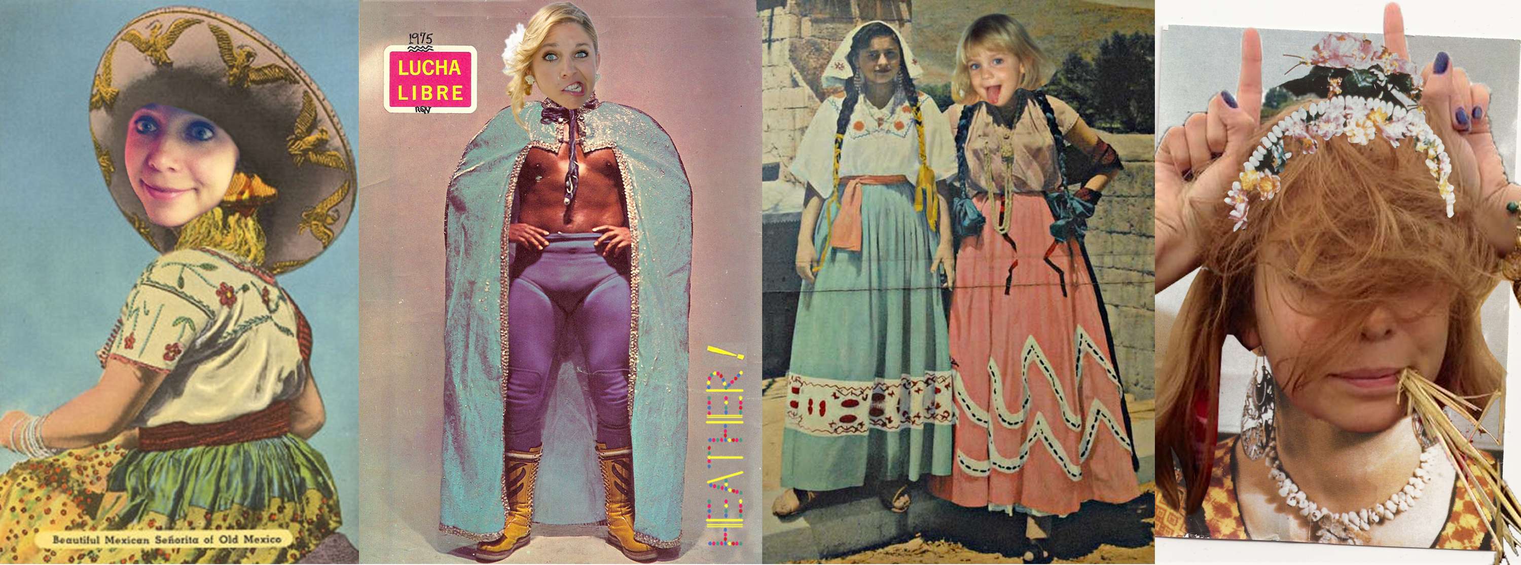 Collages by Maria Papaleontiou
