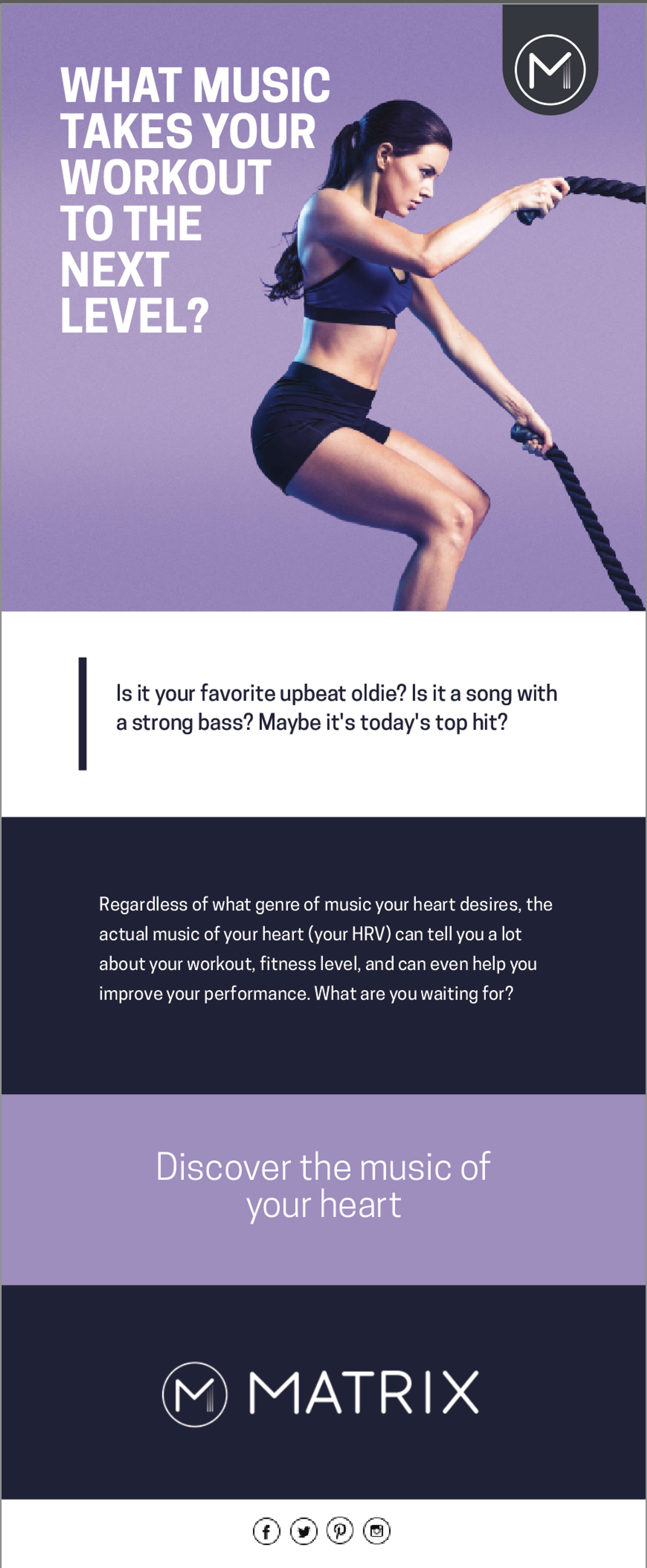 Ui Design for Matrix email template by ELAINE CHEW