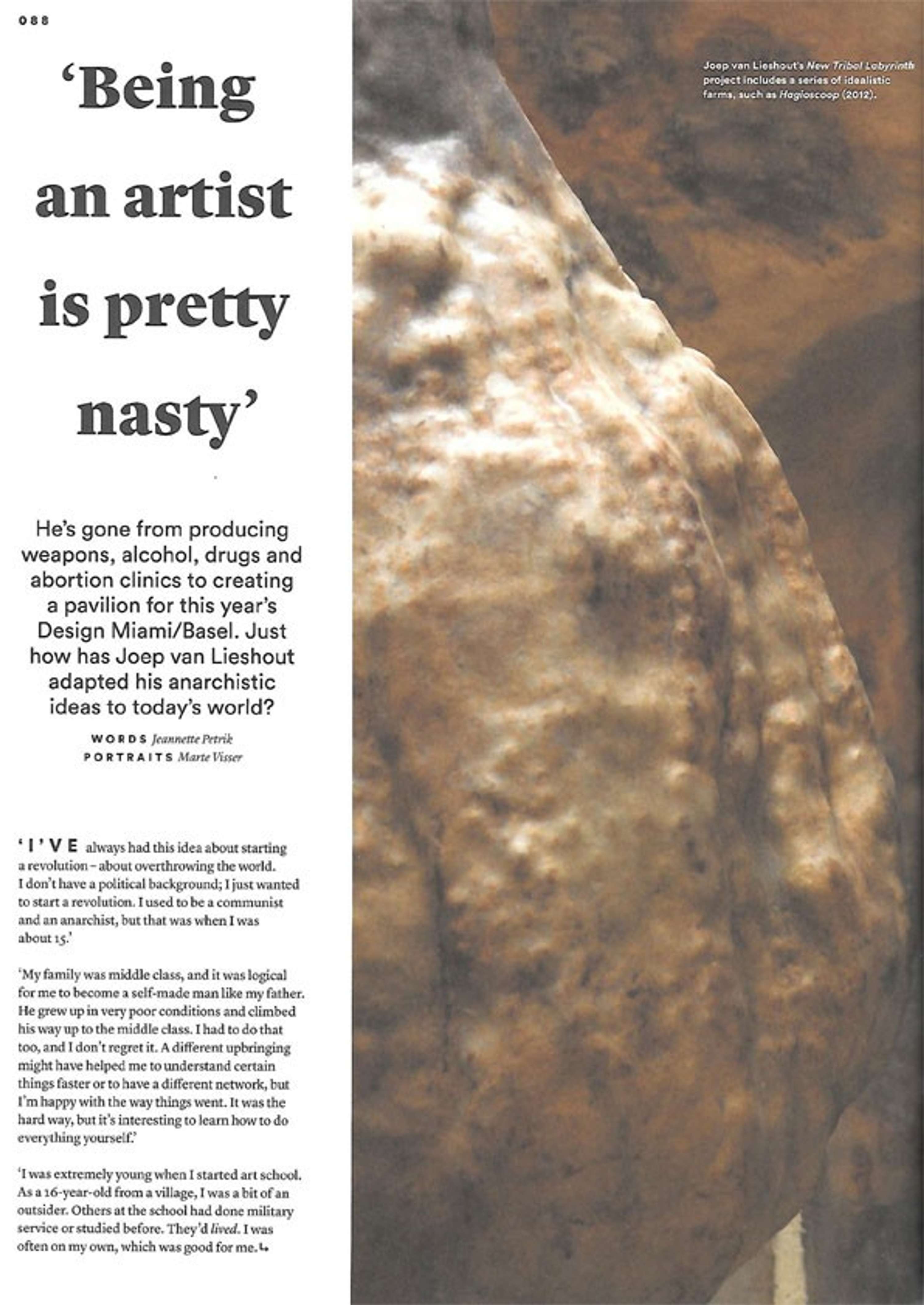 What I've Learned, Interview with Job van Lieshout by Jeannette Petrik