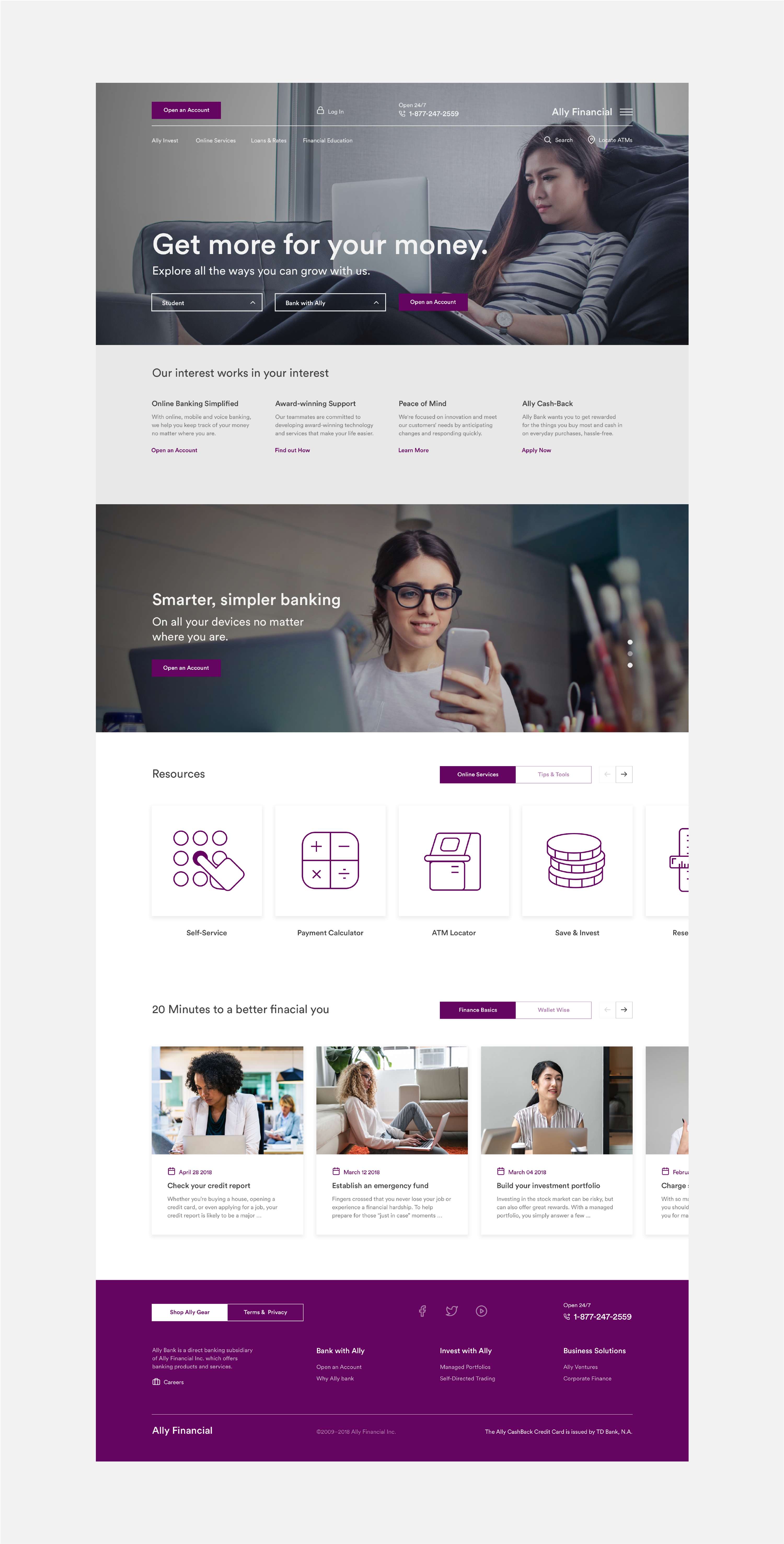 Ally–Website Concept by Salomon Onyegbulem