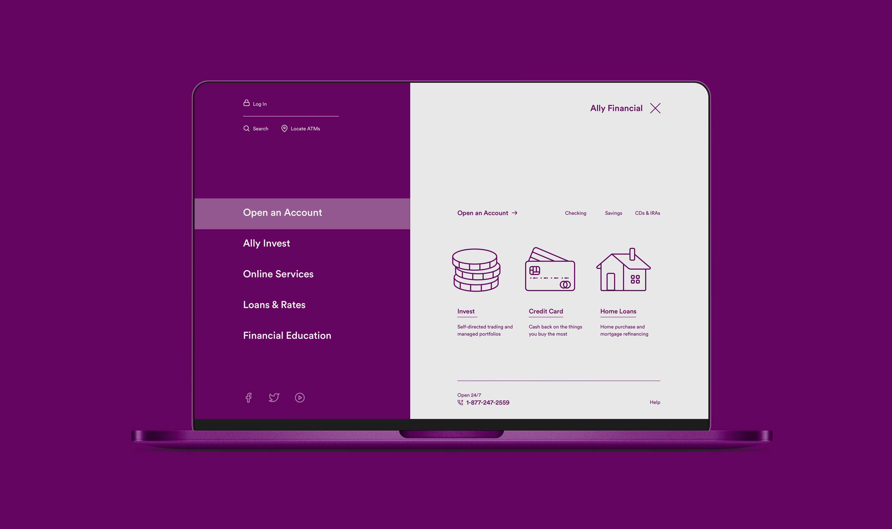 Ally–Website Concept by Salomon Onyegbulem